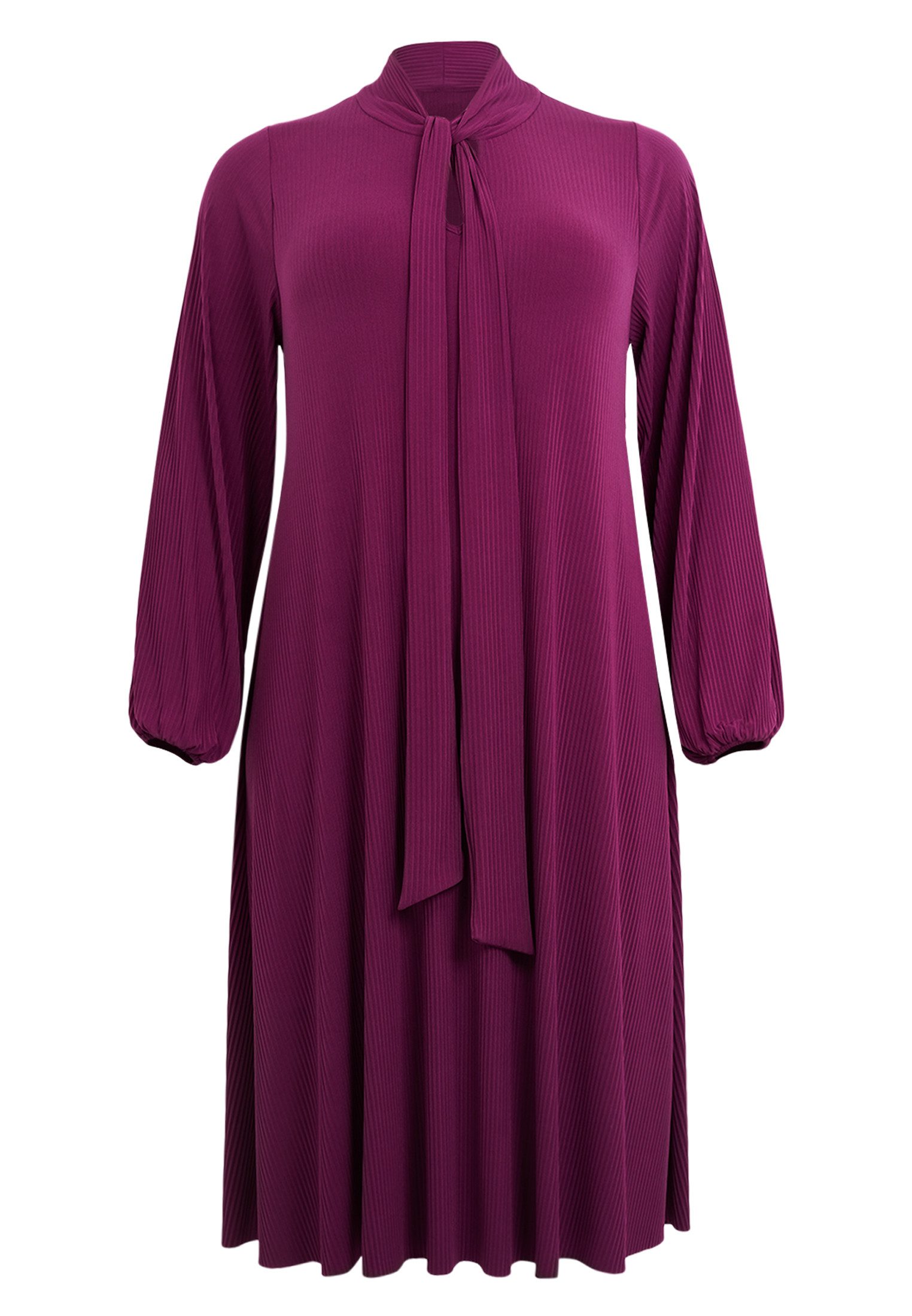 YOEK A-Linien-Kleid Damen Kleid mit Langarm mit langen Ärmeln