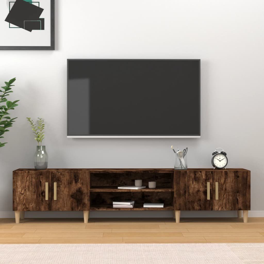 furnicato TV-Schrank Räuchereiche 180x31,5x40 cm Holzwerkstoff