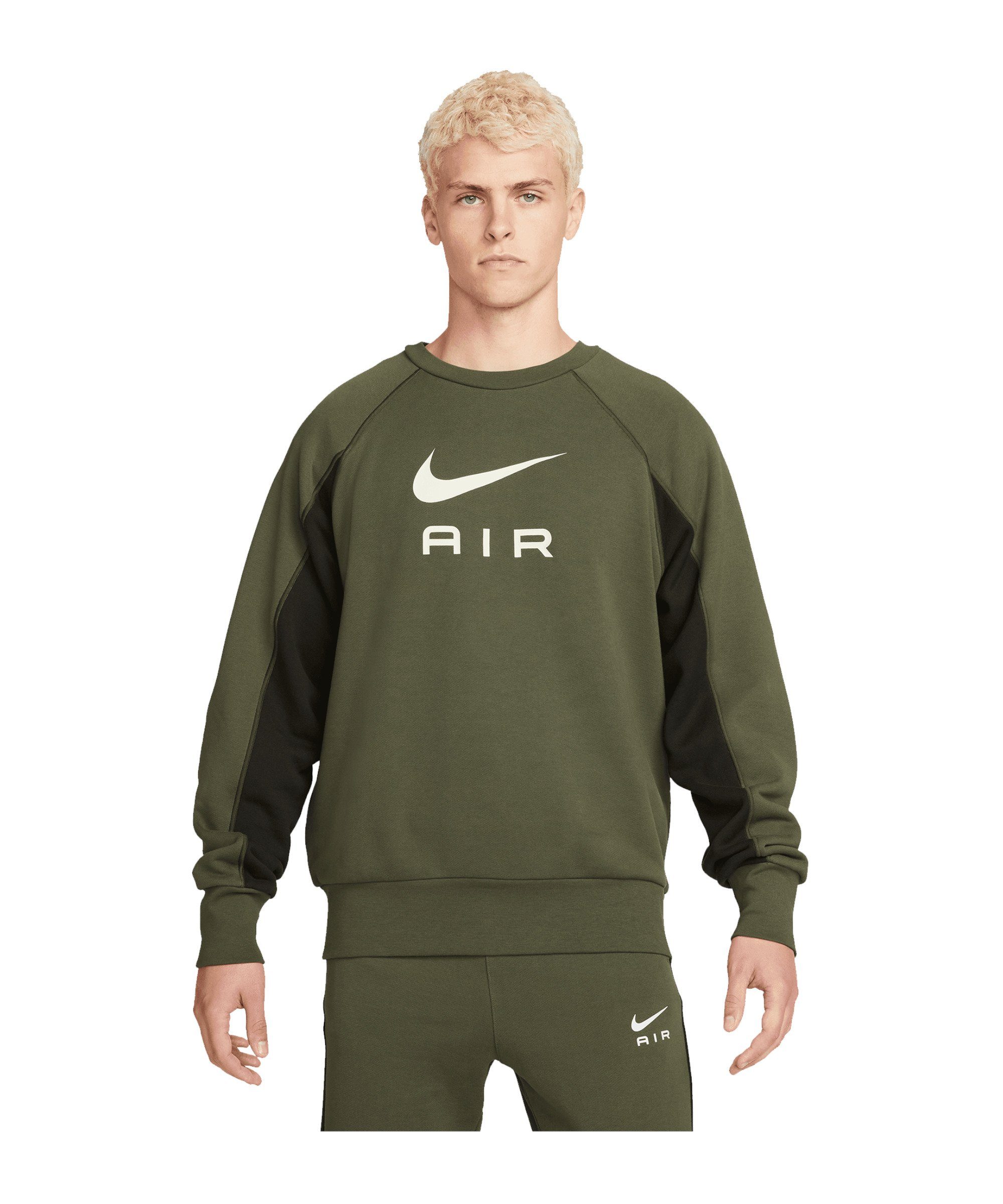 Nike Sportswear Sweatshirt Air FT Crew Sweatshirt gruengruenweiss