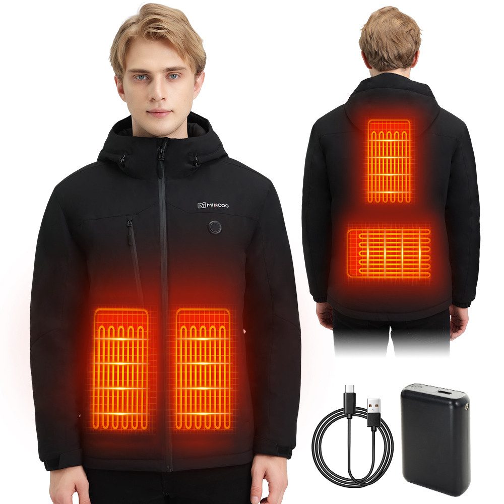 Mincoo Funktionsjacke Beheizbare Jacke für Herren günstig online kaufen