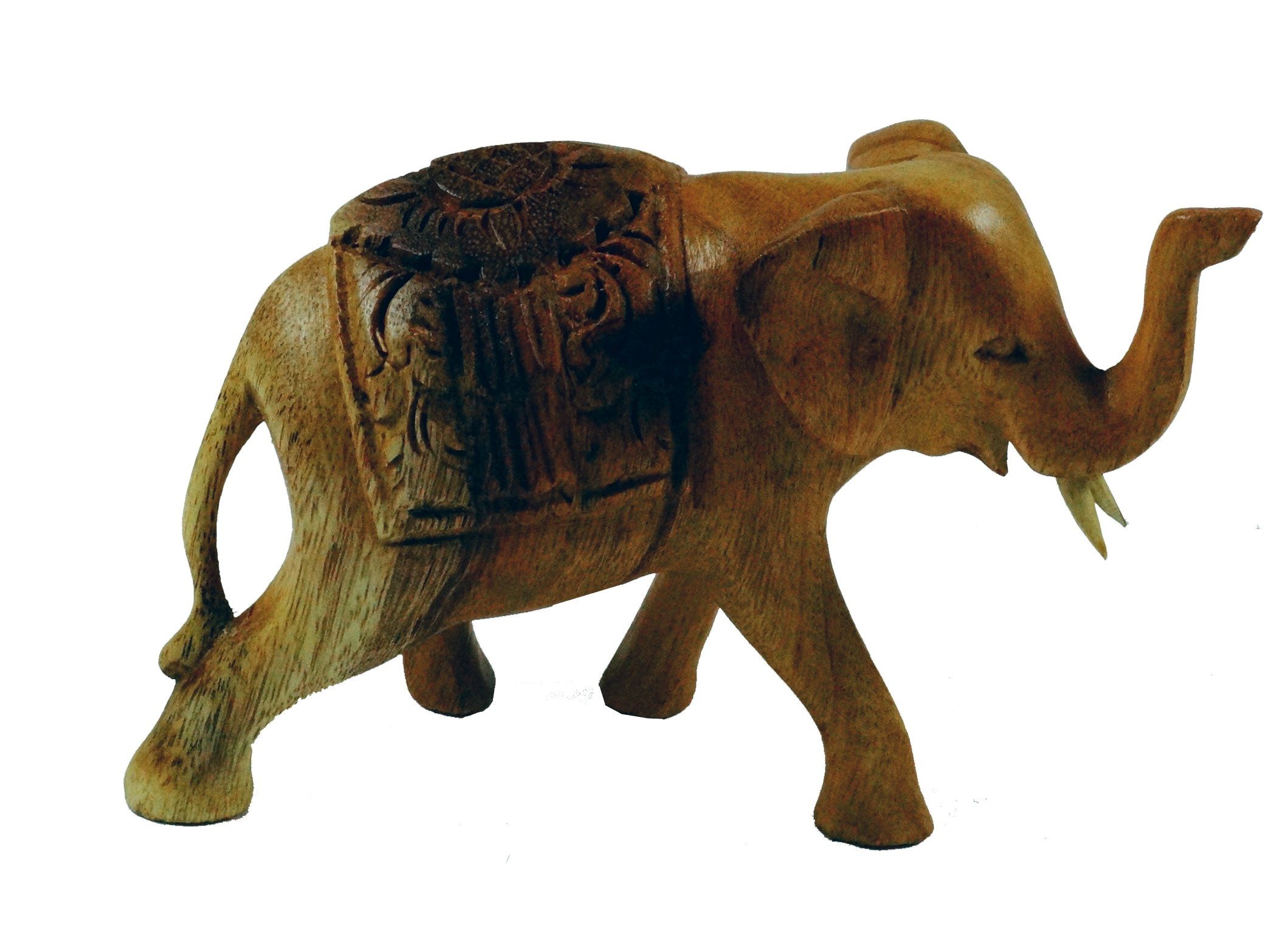 Elefant Größen in Geschnitzter Deko 2 Guru-Shop Dekofigur