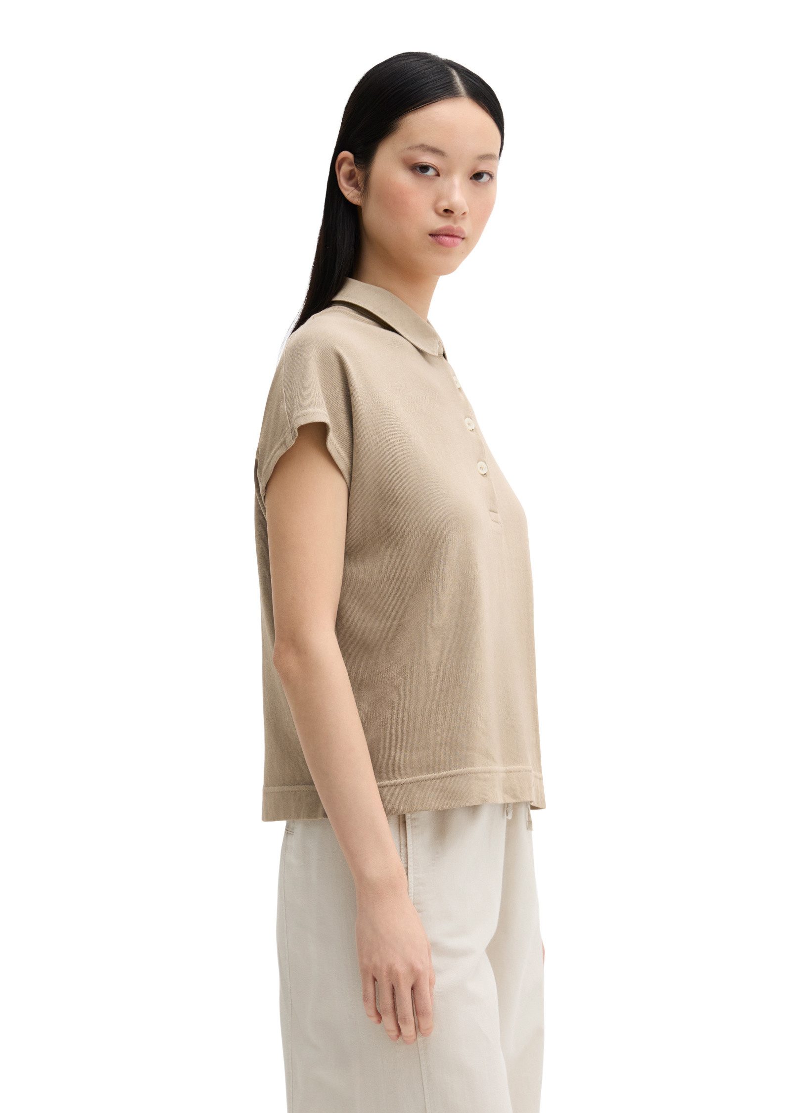 Marc O'Polo Poloshirt aus reiner Bio-Baumwolle