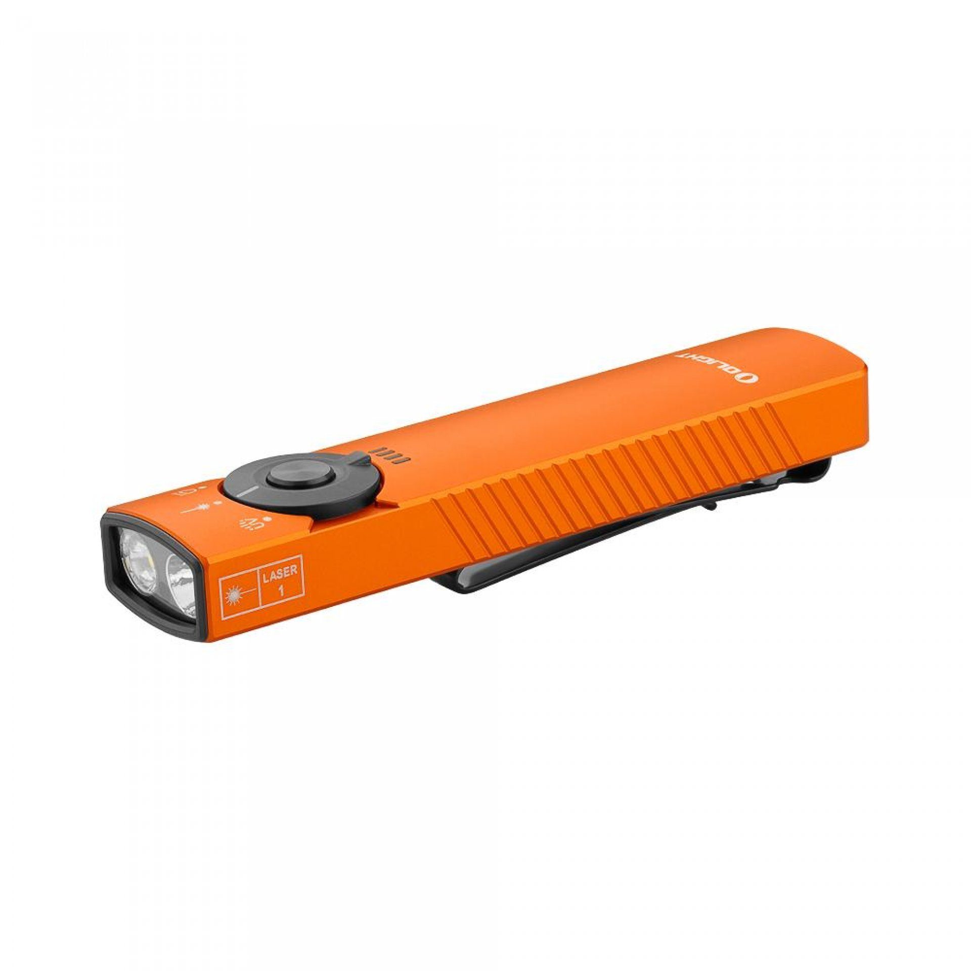 drei Orange Pro Arkfeld Taschenlampe OLIGHT 1 mit EDC Lichtquelle Klasse Taschenlampe
