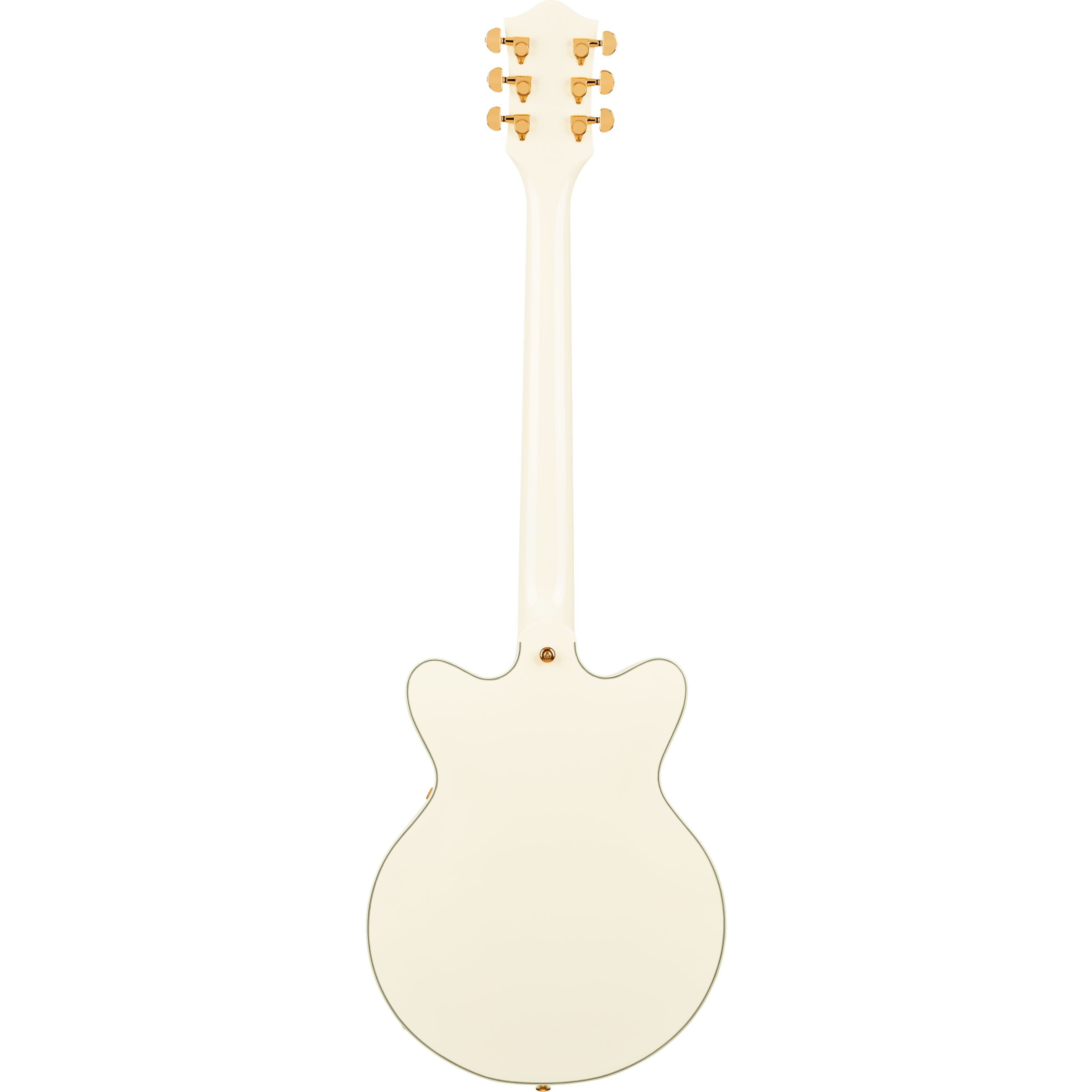 Gretsch Halbakustik-Gitarre, Halb-Akustik Gitarren, Semi Hollow-Modelle, G2655TG Streamliner Center Block Jr Double Cut Bigsby Vintage White