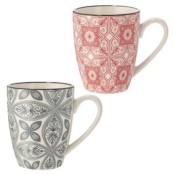CEPEWA Tasse Kaffeebecher 6er Set im skandinavischen Design Ornamenten
