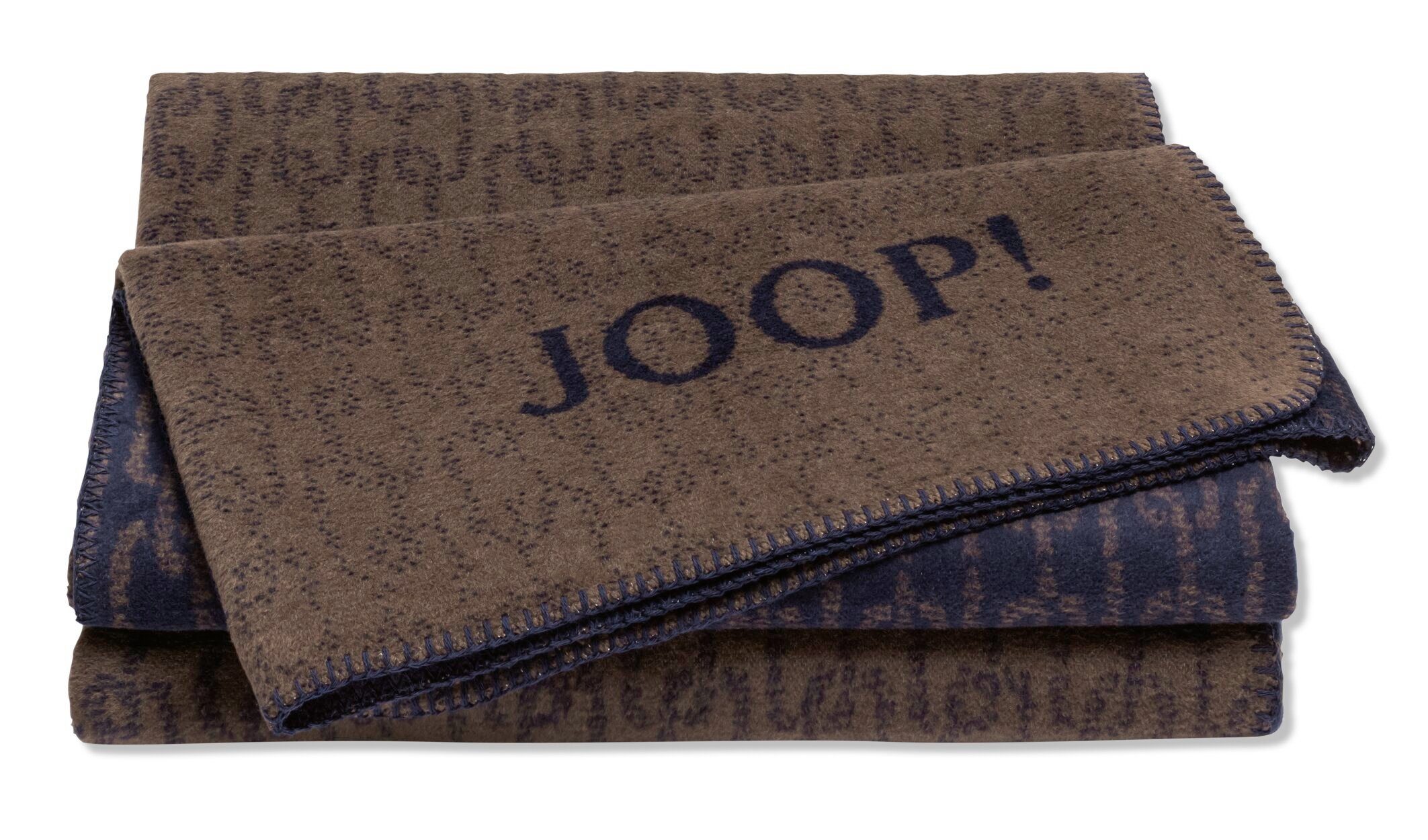 Joop! - karamell/marine LIVING JOOP! Wohndecke, Wohndecke CHAINS