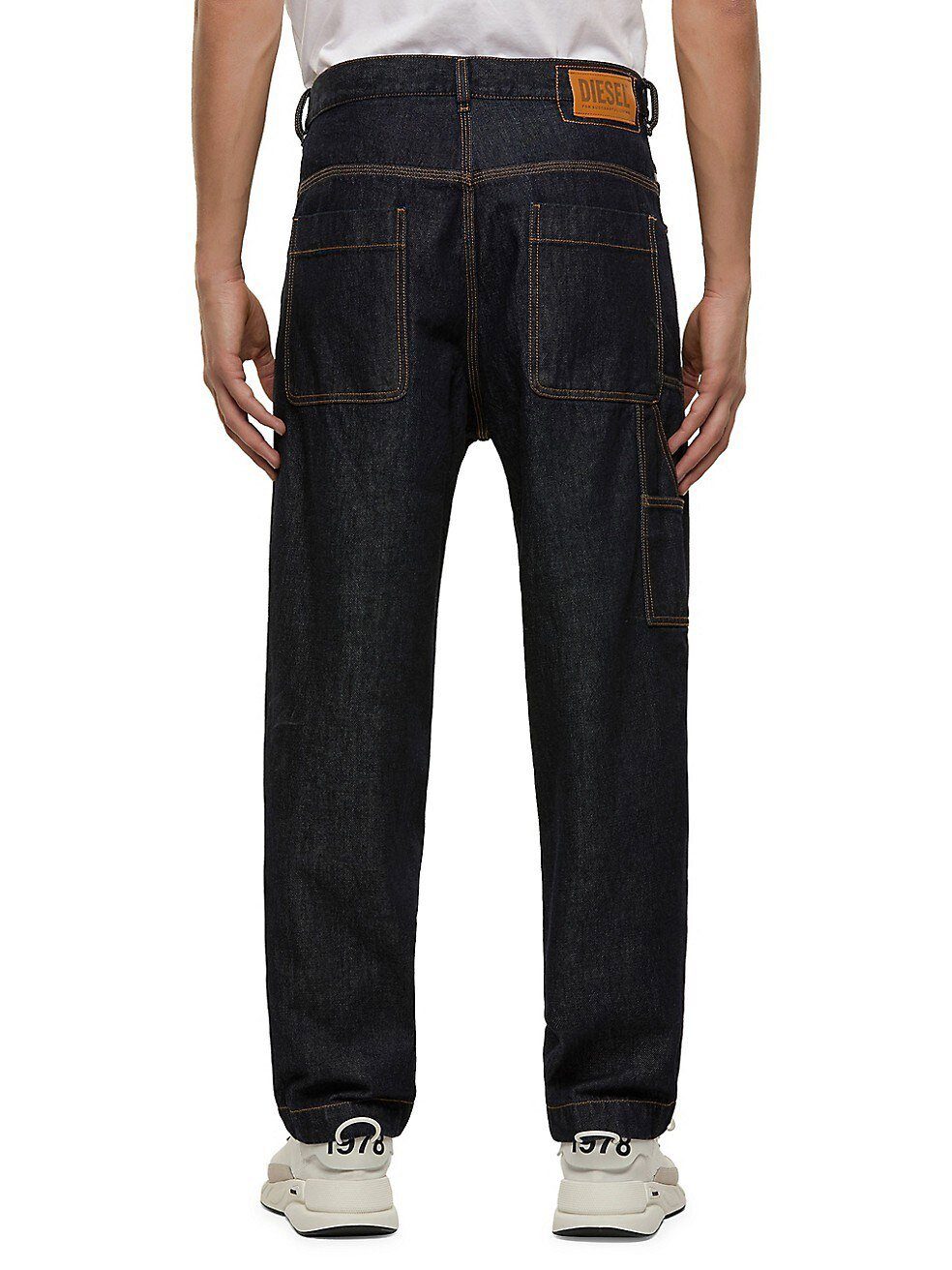 Diesel Loose-fit-Jeans Relaxed Straight -D-FRANKY 009HP