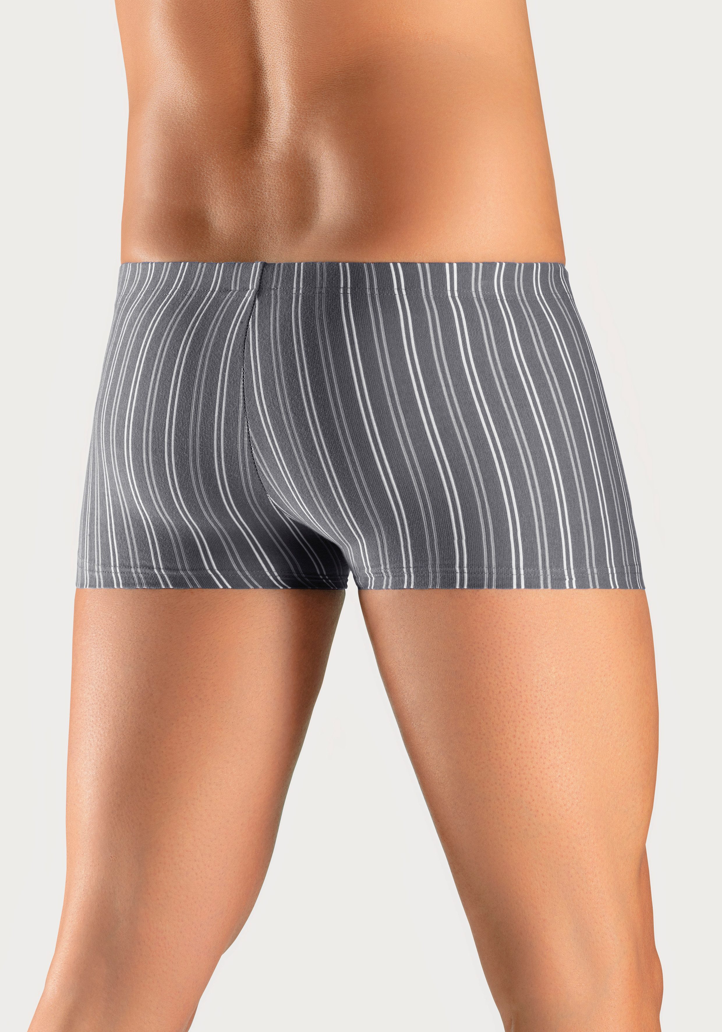 le jogger® Boxer Boxershorts für Herren (Packung, 3-St) mit garngefärbten Streifen – Bild 4 von 5