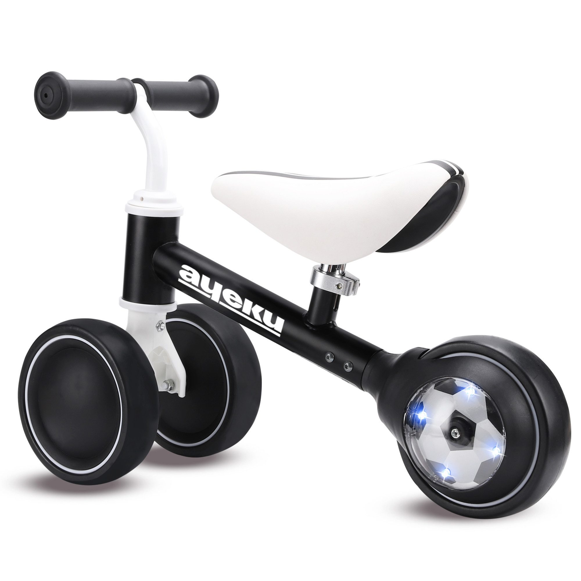 Ayeku Laufrad Laufrad Kinder 1–3 Jahre Fußball LED-Räder verstellbarer Sitz günstig online kaufen