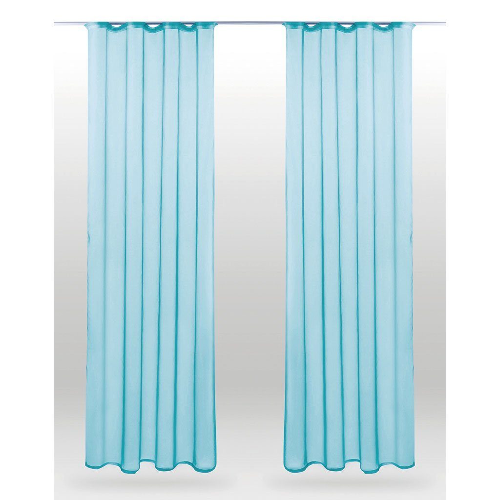 Bestlivings Vorhang, Kräuselband (2 St), transparent, günstig online kaufen