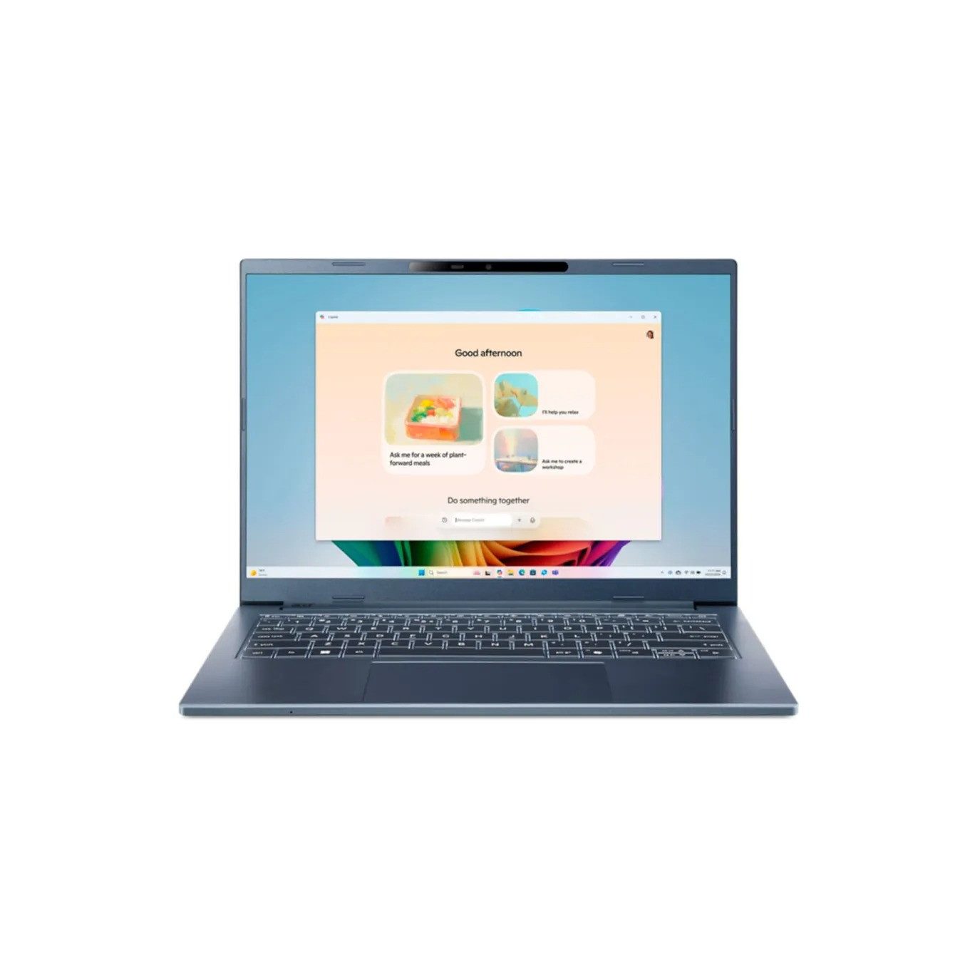 Acer Aspire 14 AI Laptop Snapdragon X 16GB RAM 512GB SSD Win 11 Notebook (35,56 cm/14 Zoll, Snapdragon X X1-26-100, Qualcomm Adreno X1-45, 512 GB SSD, IPS Display, QHD Webcam, HDMI 2.1, WiFi 7)
