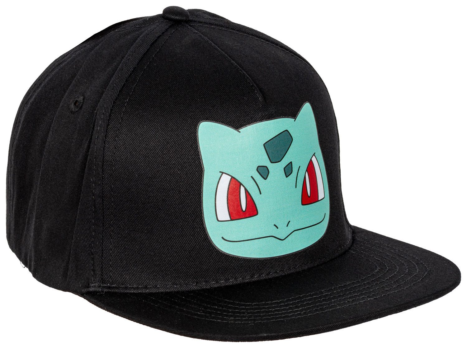 POKEMON JUEGO DE CARTAS Snapback Cap Kappe - Pokémon - Bisasam schwarz (NEU & OVP)