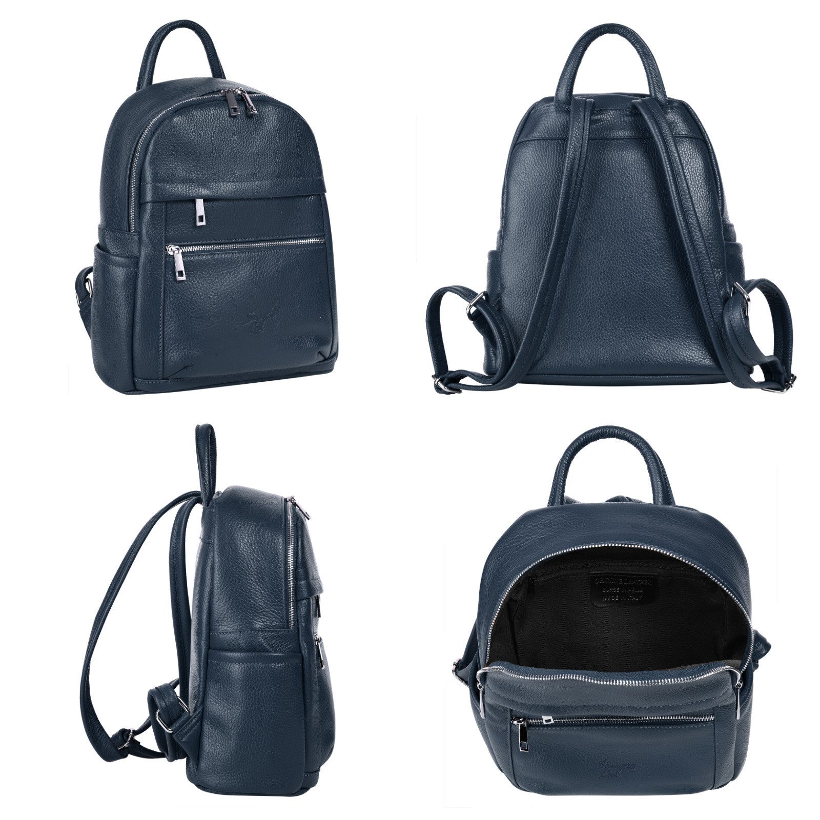 Samantha Look Cityrucksack, echt Leder, Made in Italy günstig online kaufen