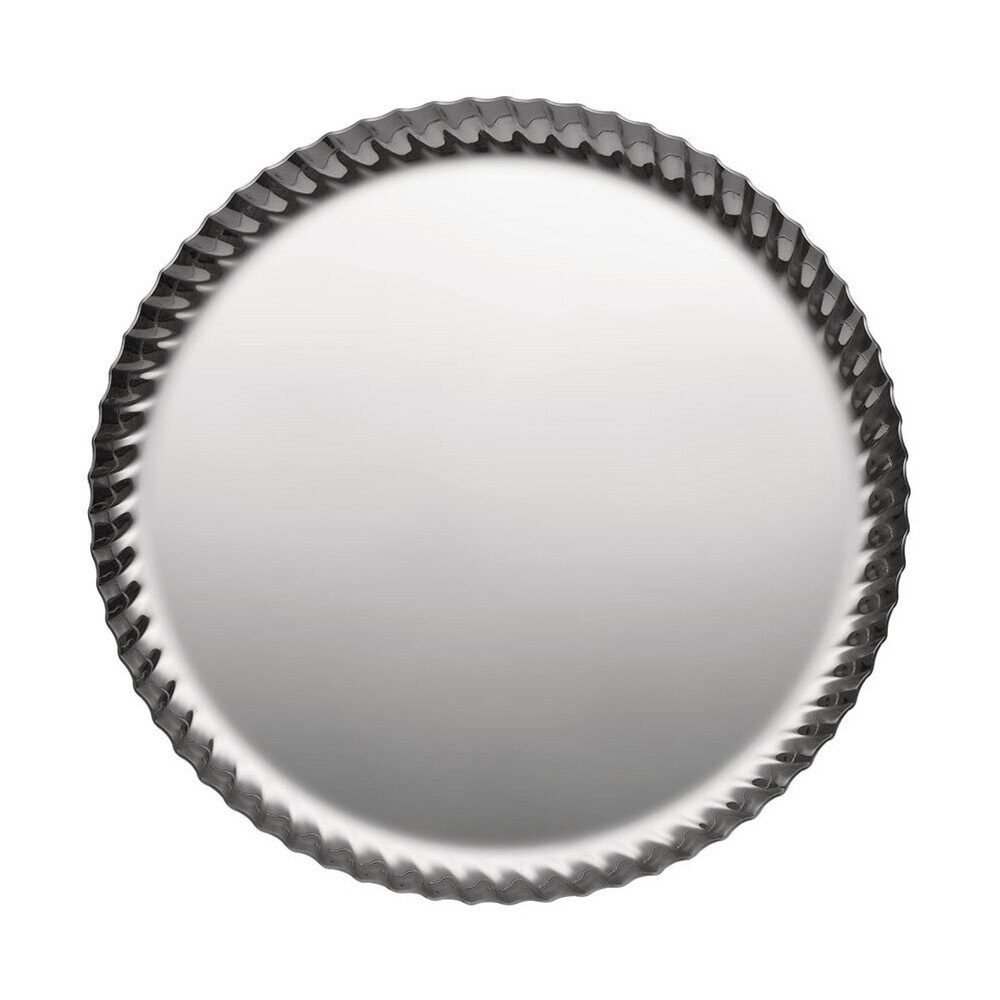 Alessi Tablett Tablett aus Edelstahl 18/10 rund 23x1,5cm, Edelstahl 18/10