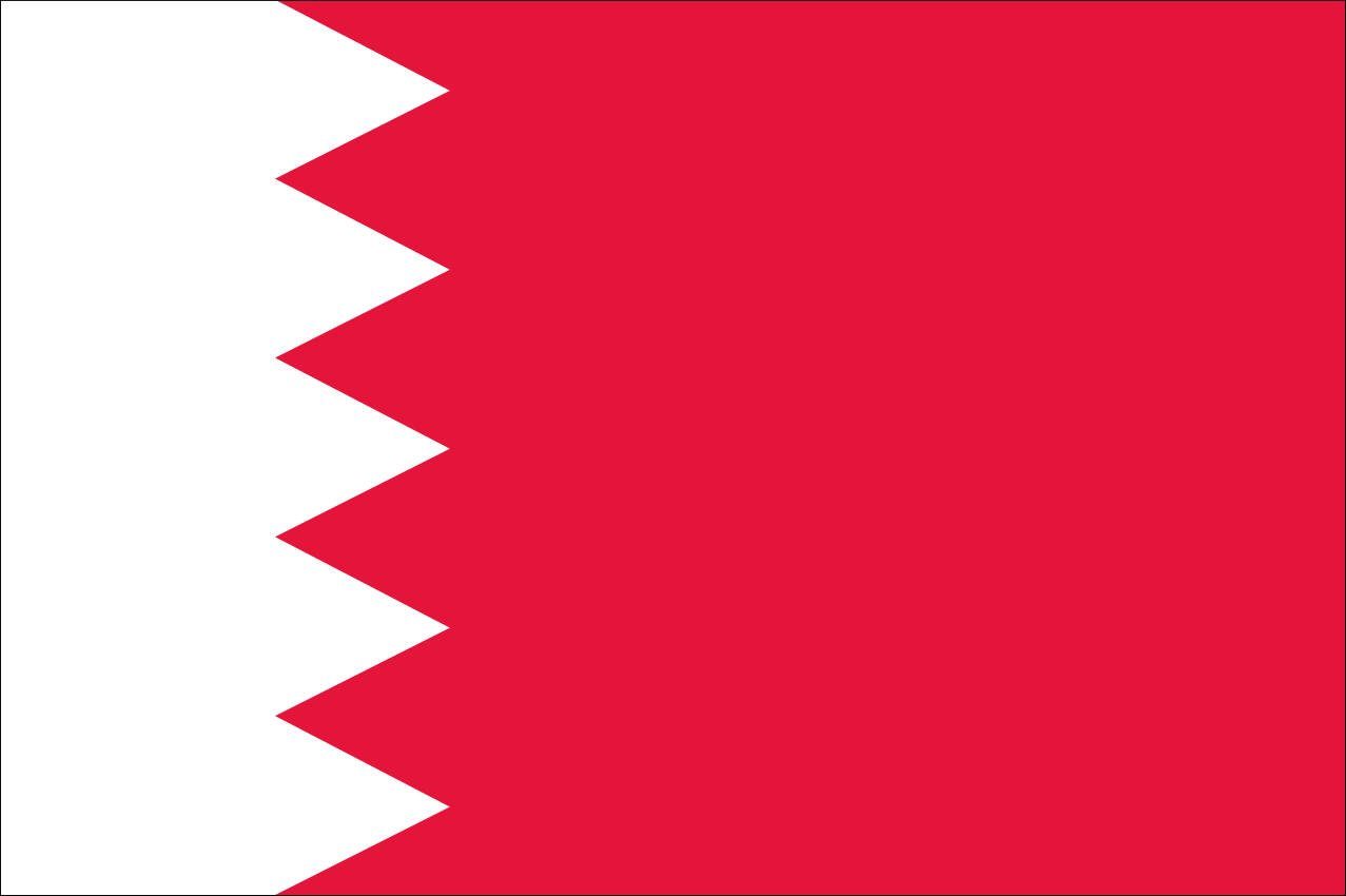 [Super schön] flaggenmeer Flagge Flagge Bahrain 110 g/m² Querformat