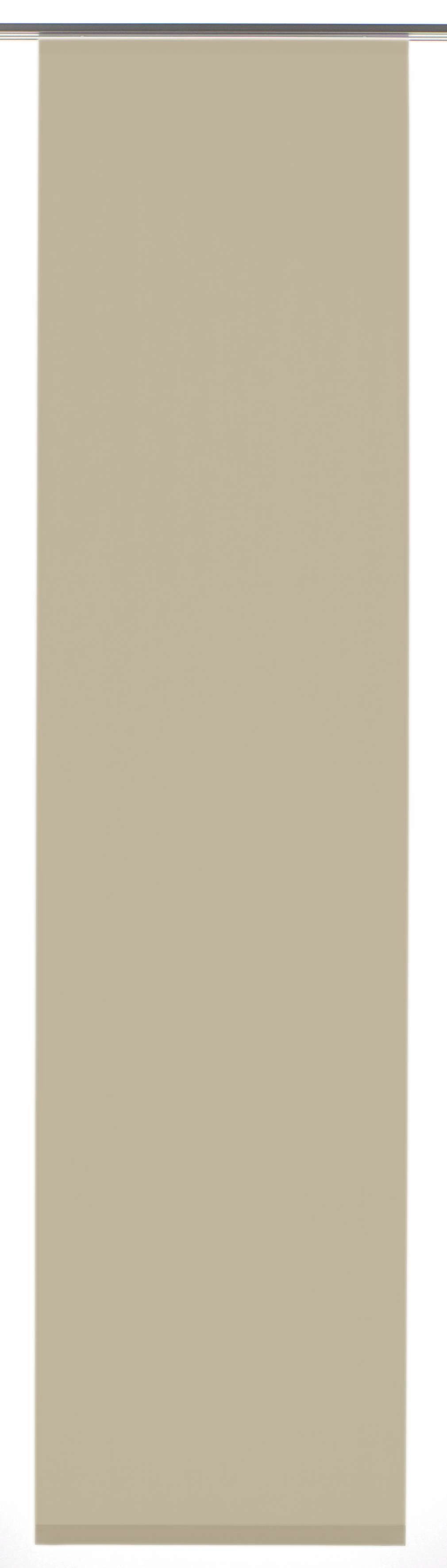 Schiebegardine Gardinia Flächenvorhang Stoff Entry taupe 60 x, GARDINIA,  Lichtschutz, Stoff