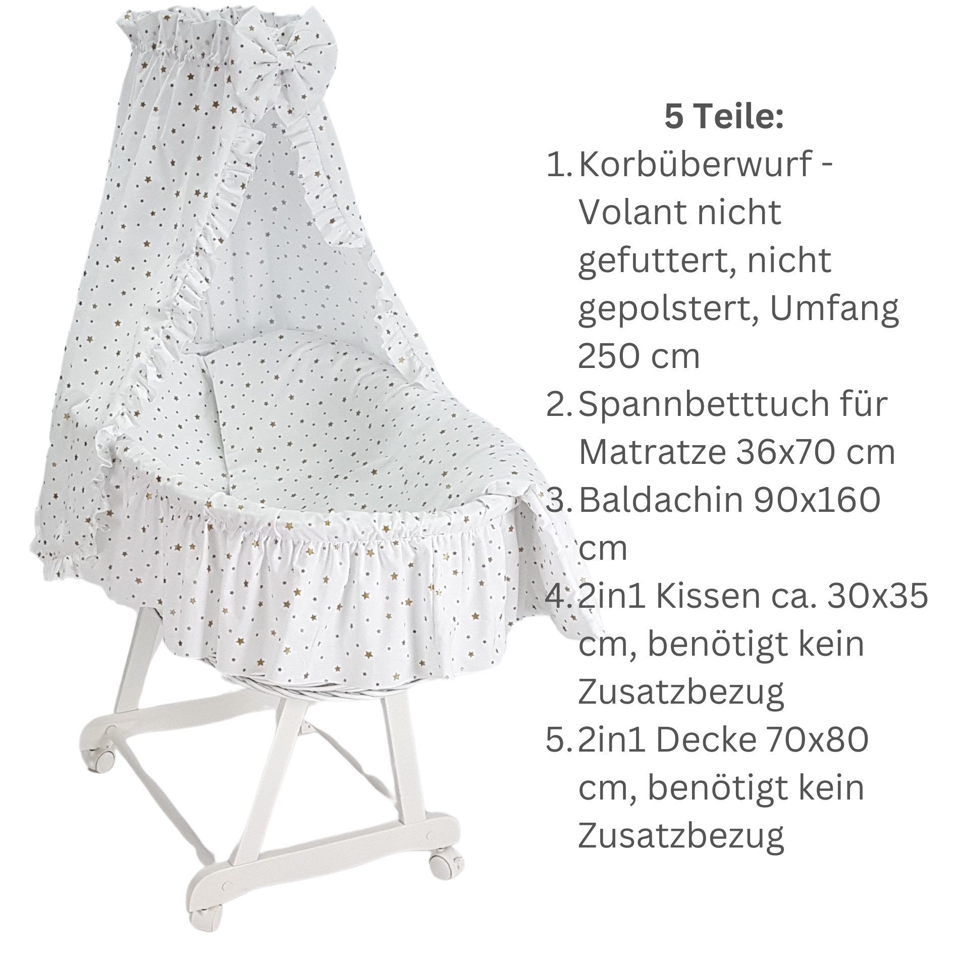 Babymajawelt Babybettbezug Ersatz Bett Set für günstig online kaufen