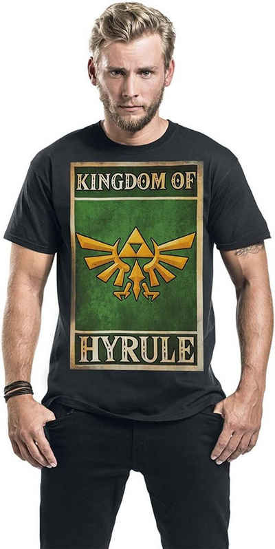 The Legend of Zelda Print-Shirt »Zelda T-Shirt KINGDOM OF HYRULE Erwachsene + Jugendliche Gr. S M L XL XXL«