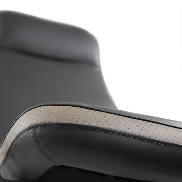 hjh OFFICE Drehstuhl Luxus Chefsessel ATMOS Kunstleder mit Armlehnen (1 St), Bürostuhl ergonomisch