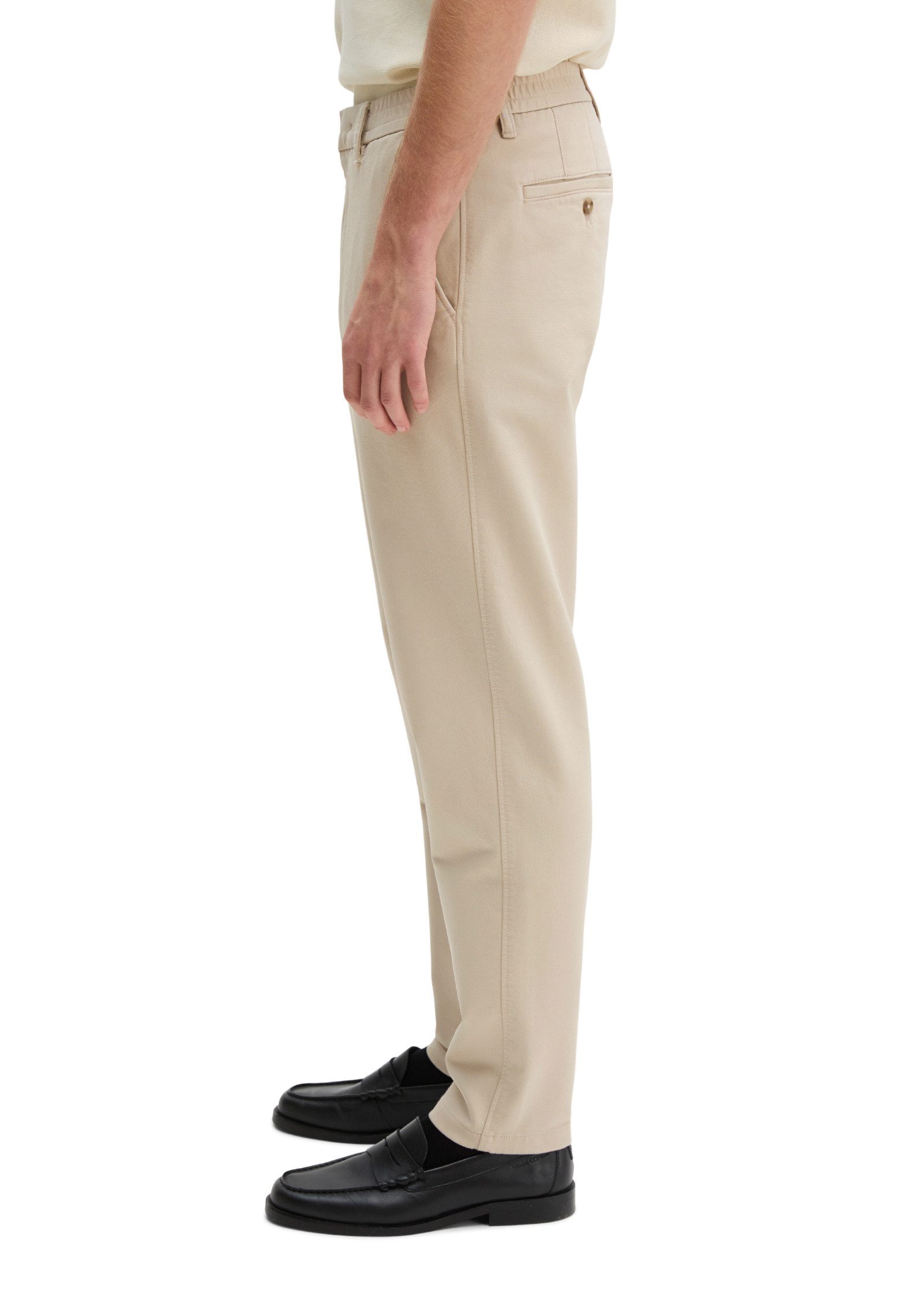 Marc O'Polo Chinohose aus elastischem Bio-Baumwollsatin günstig online kaufen