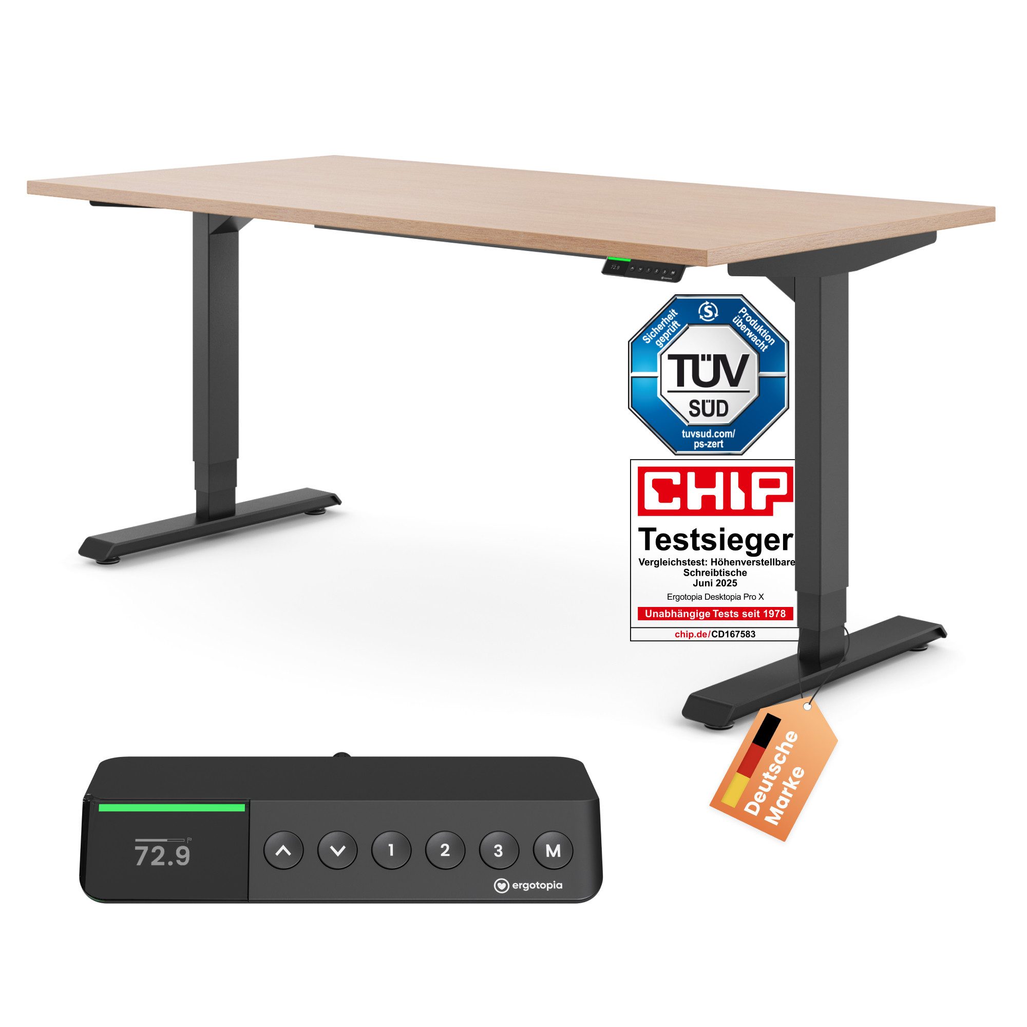Ergotopia Schreibtisch Desktopia Pro X elektrisch günstig online kaufen
