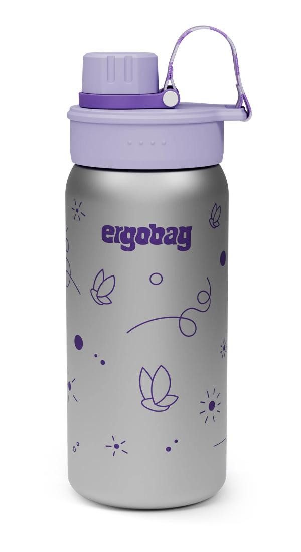 ergobag Trinkflasche Edelstahl Trinkflasche, auslaufsicher und kohlensäuregeeignet
