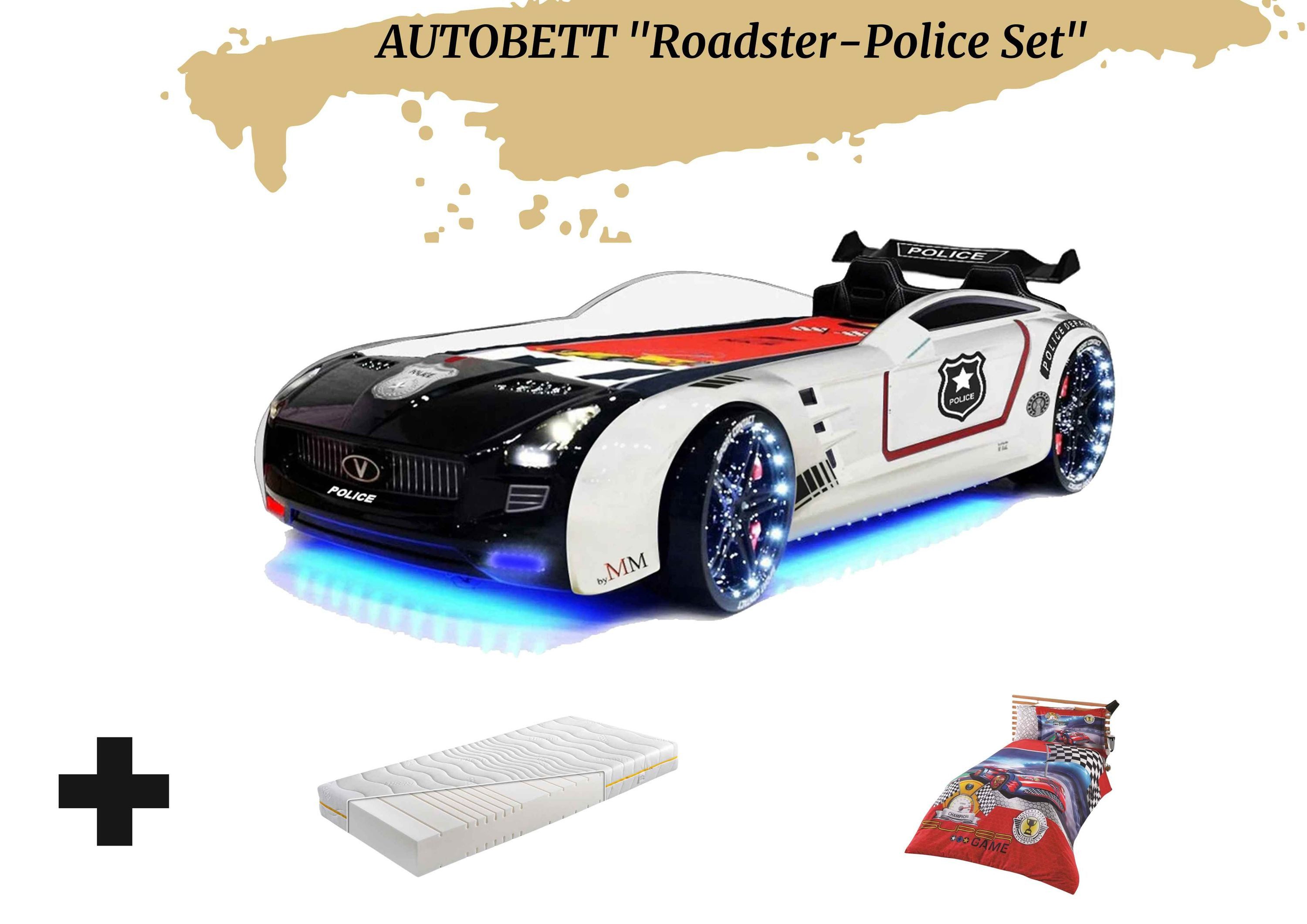 Aileenstore Autobett Rio (inkl. Matratze, Bettwäsche, günstig online kaufen