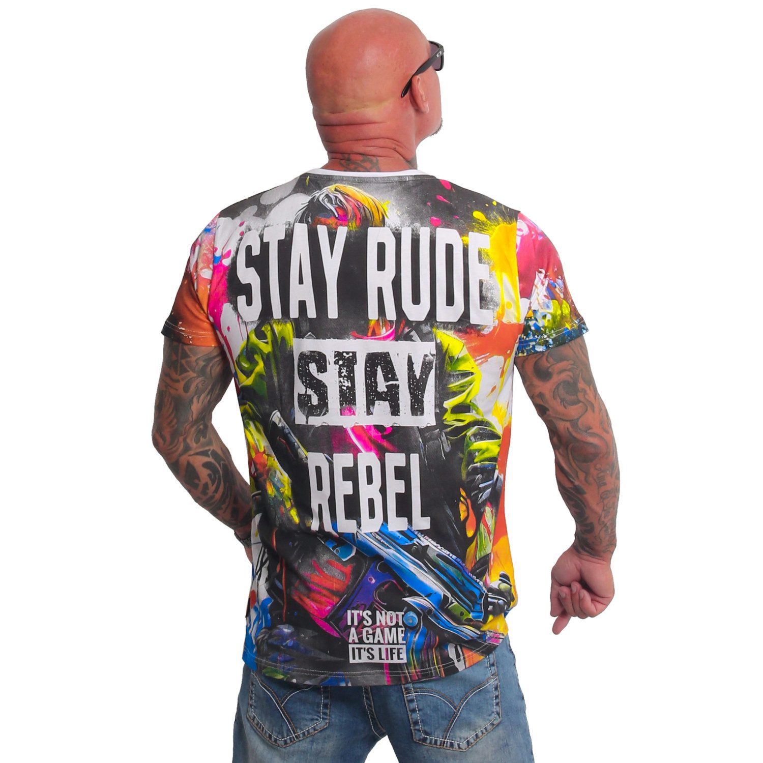 YAKUZA T-Shirt Specialist Allover günstig online kaufen