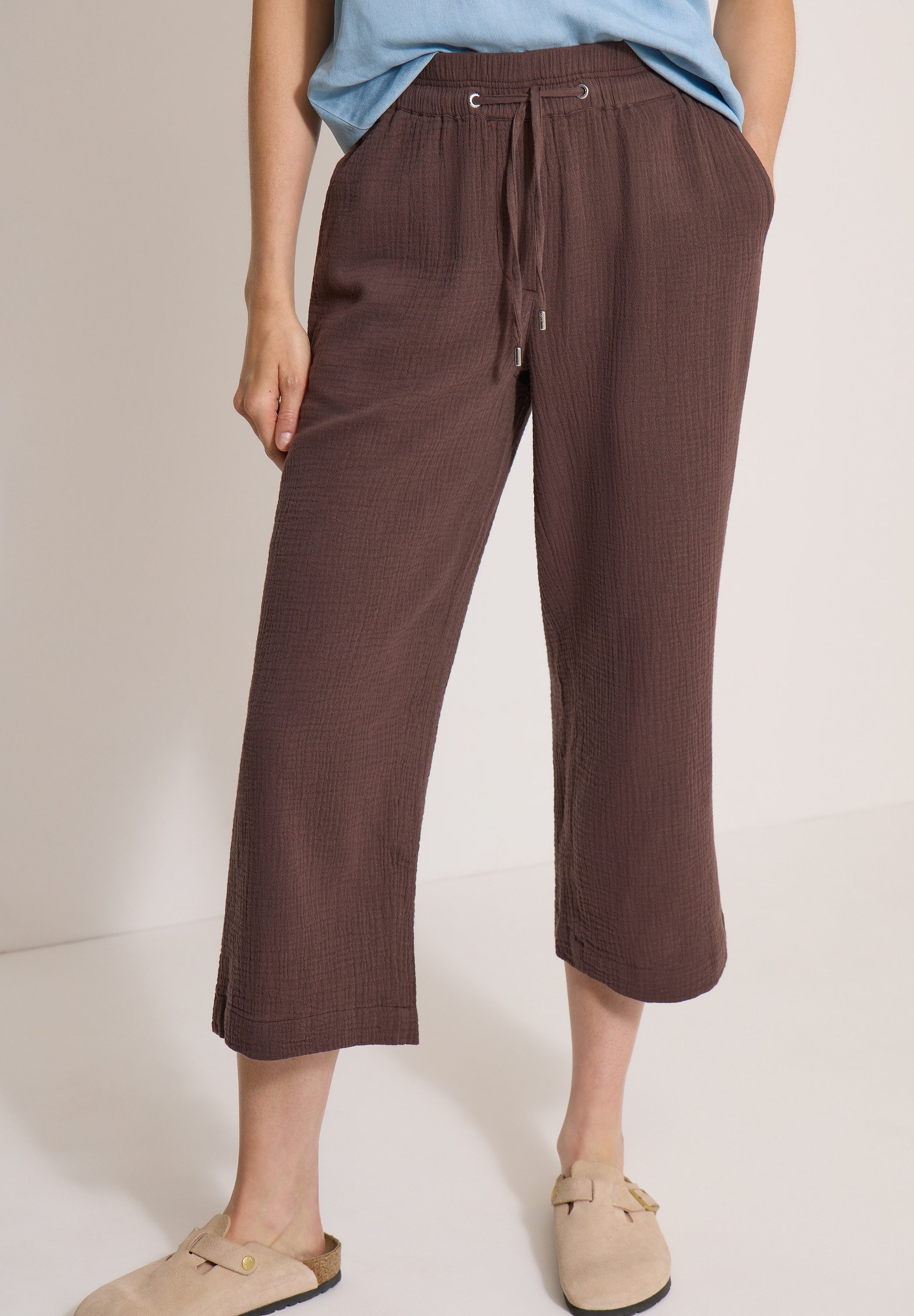 CECIL Stoffhose High Waist