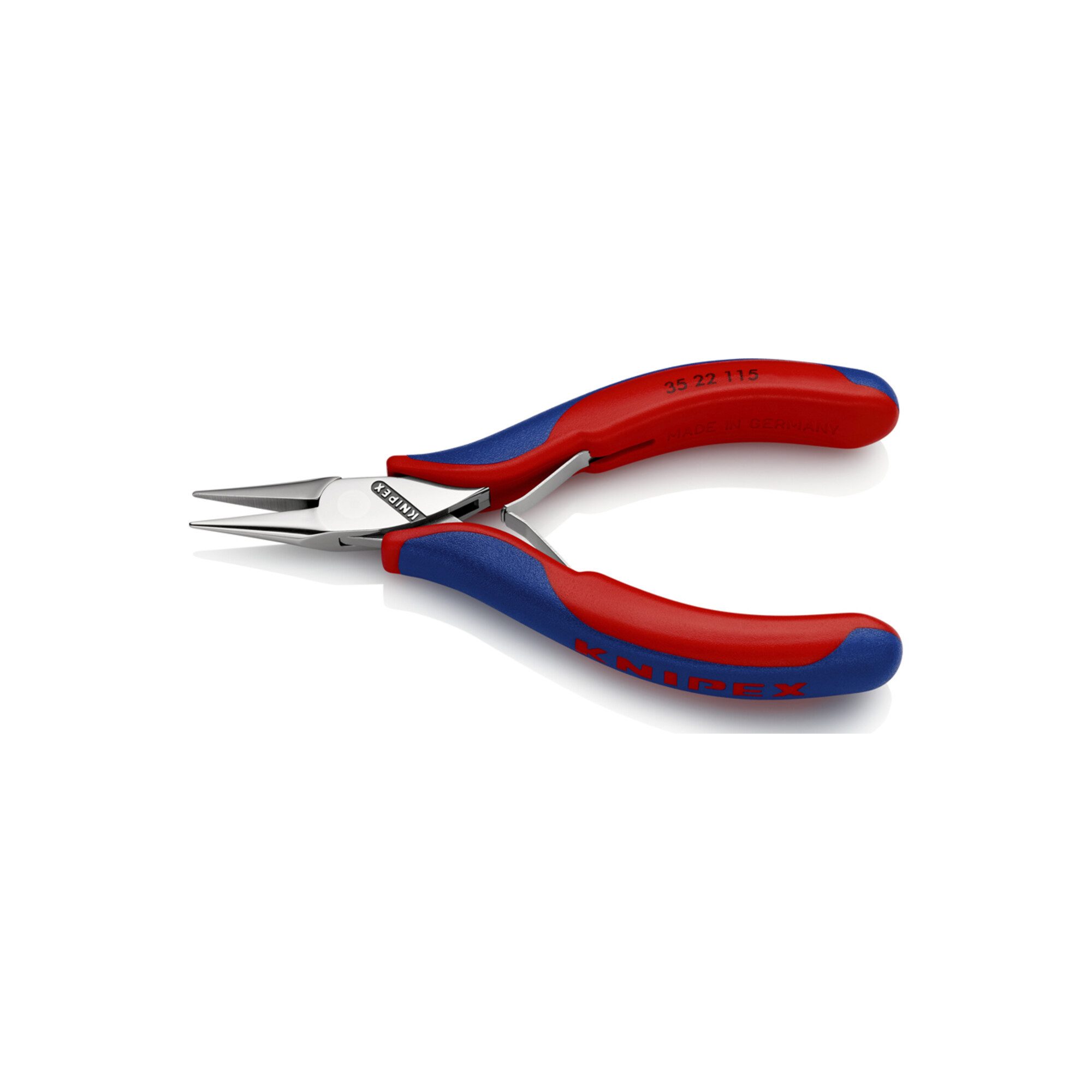 Knipex Kombizange KNIPEX 35 22 115 Elektronik-Greifzange mit durchgestecktem Gelenk mit