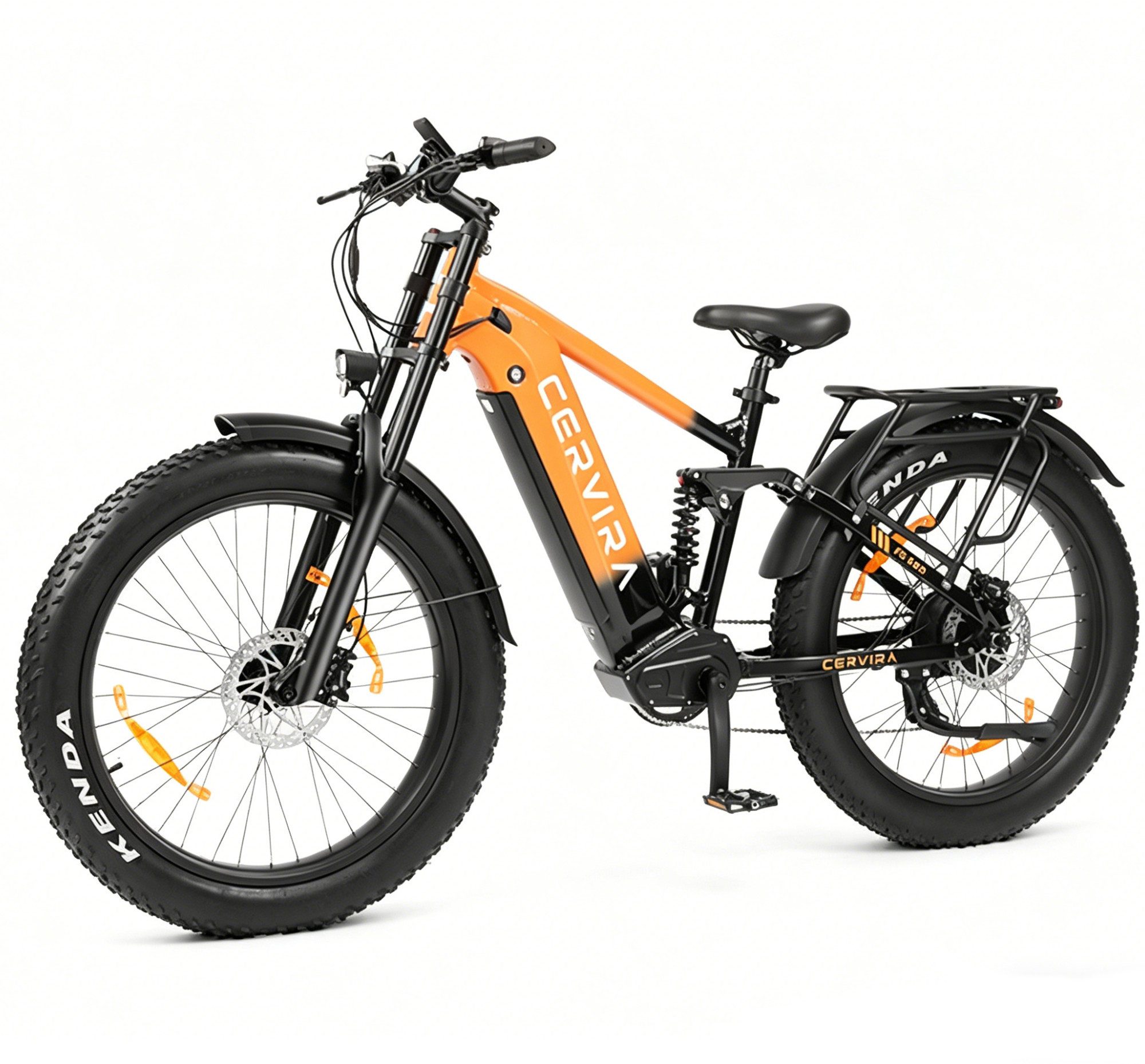 PIXAR E-Bike 26"*4.0 Fat Tire 48V20Ah Samsung Akku Shimano 7-Gang, 7 Gang