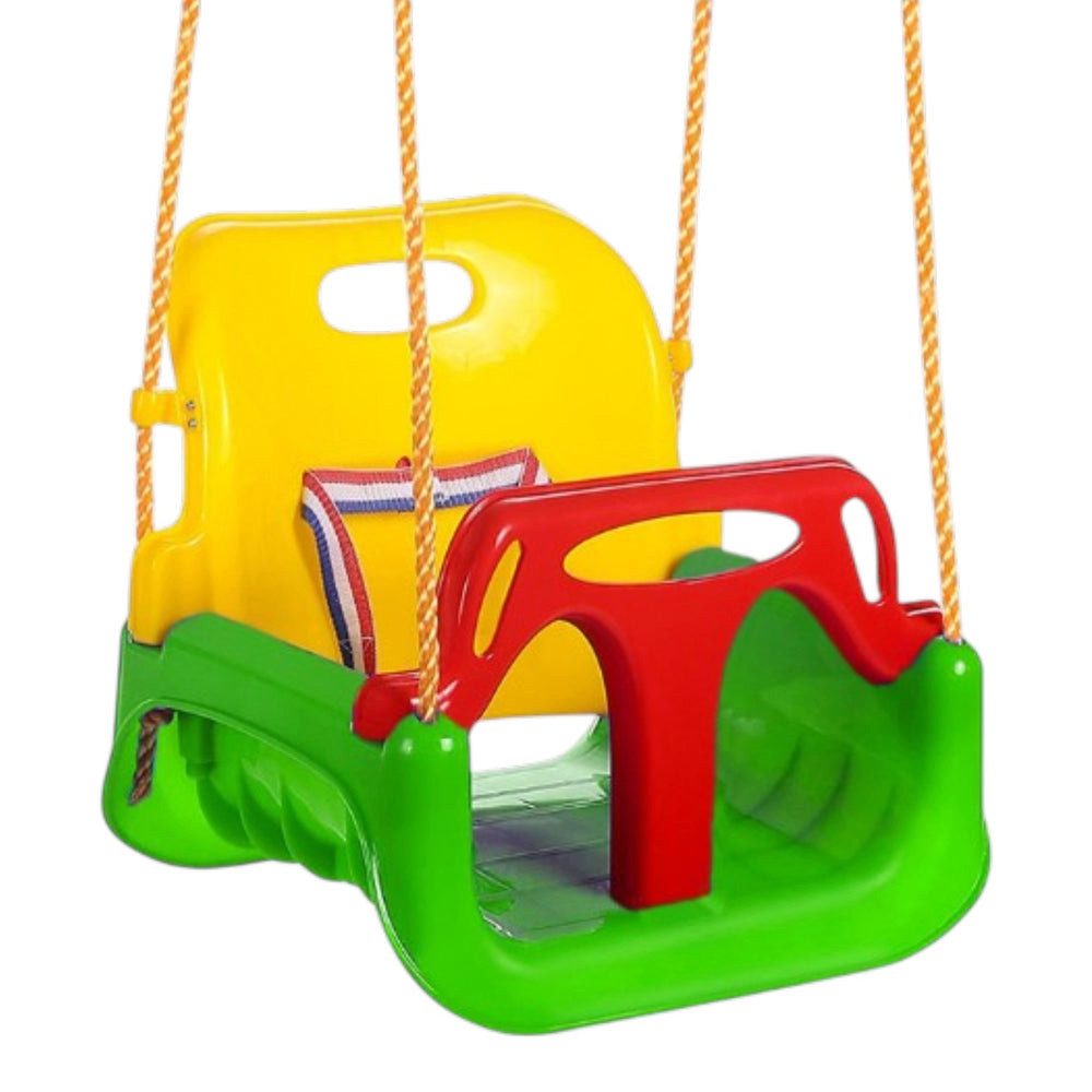 VERK GROUP Babyschaukel 3-in-1 Kinderschaukel – Babyschaukel mit Rückenlehne & Sicherheitsbüge