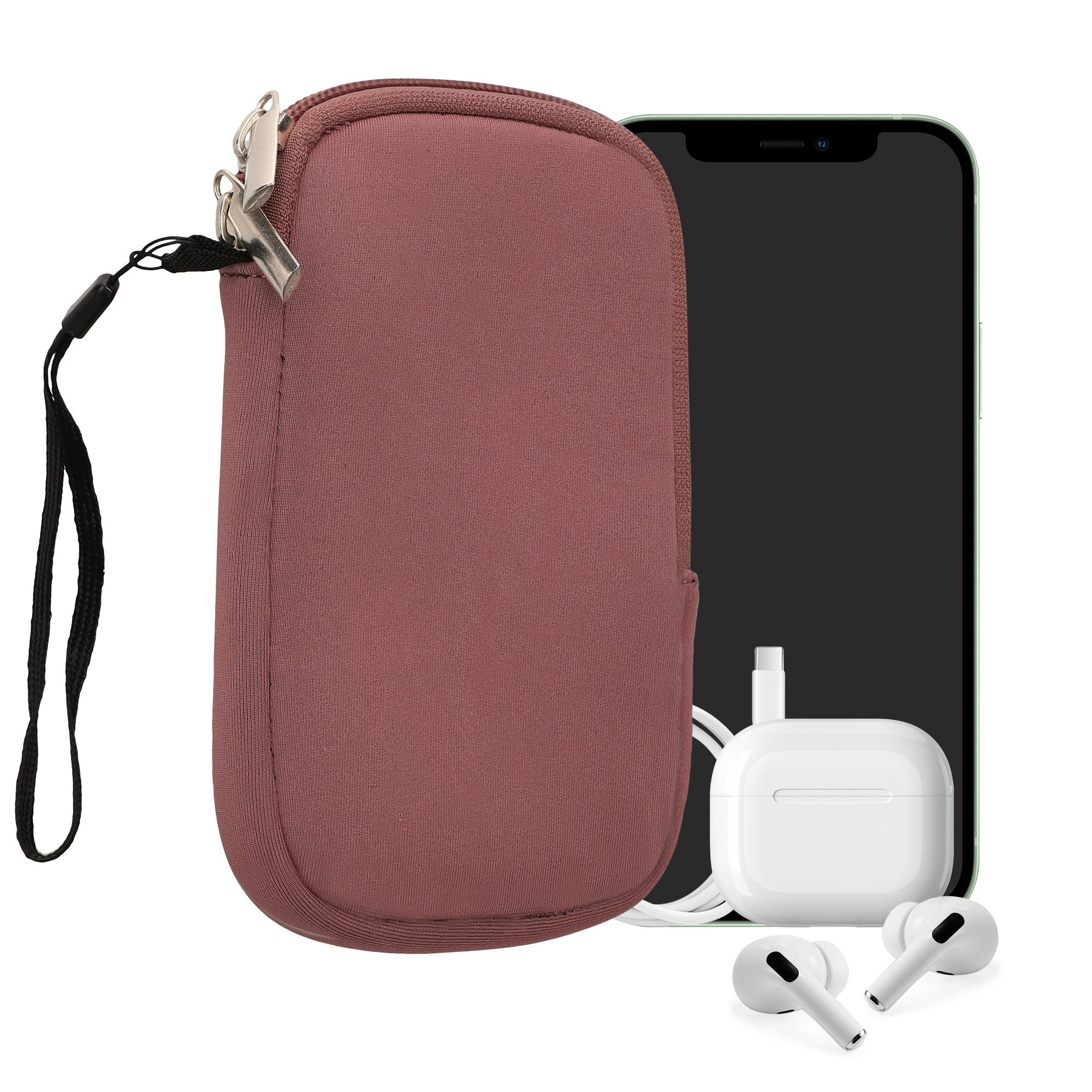 kwmobile Handytasche Handytasche für Smartphones S - 4,5" (1-tlg), Neopren Handy Hülle - Handy Tasche Sleeve Pouch