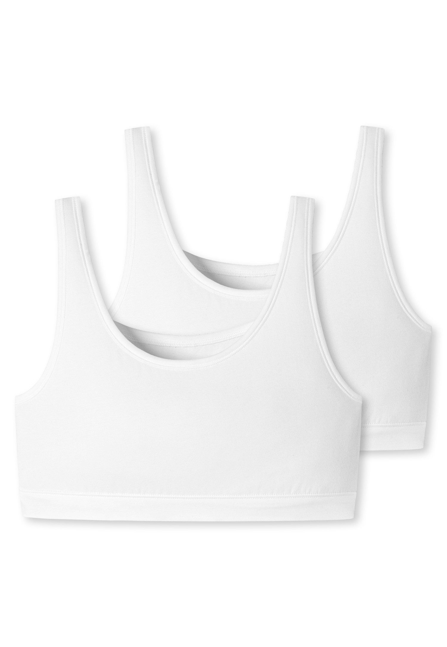 Schiesser Bustier 95/5 (2er-Pack) mit elastischem Unterbrustband