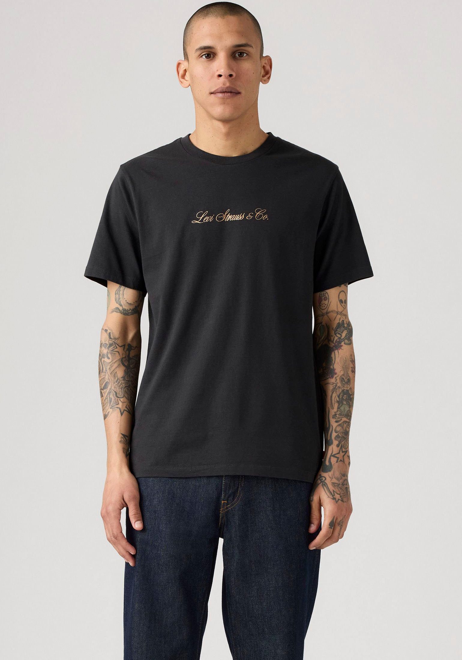 Levi's® T-Shirt mit Schriftzug günstig online kaufen