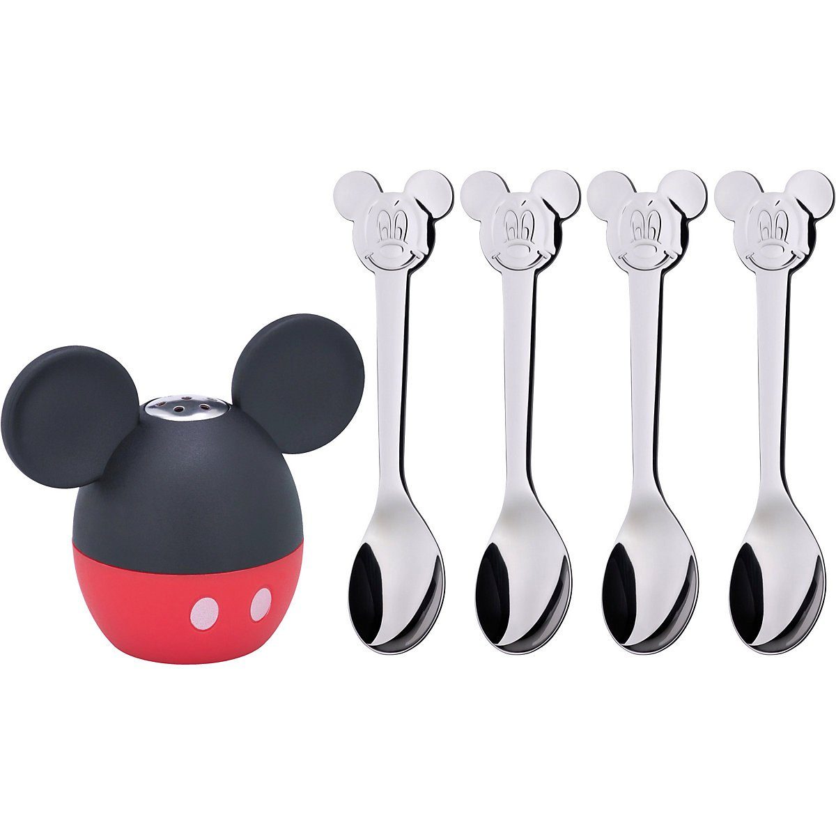WMF Kinderbesteck Salzstreuer Disney Mickey Mouse, inkl. 4