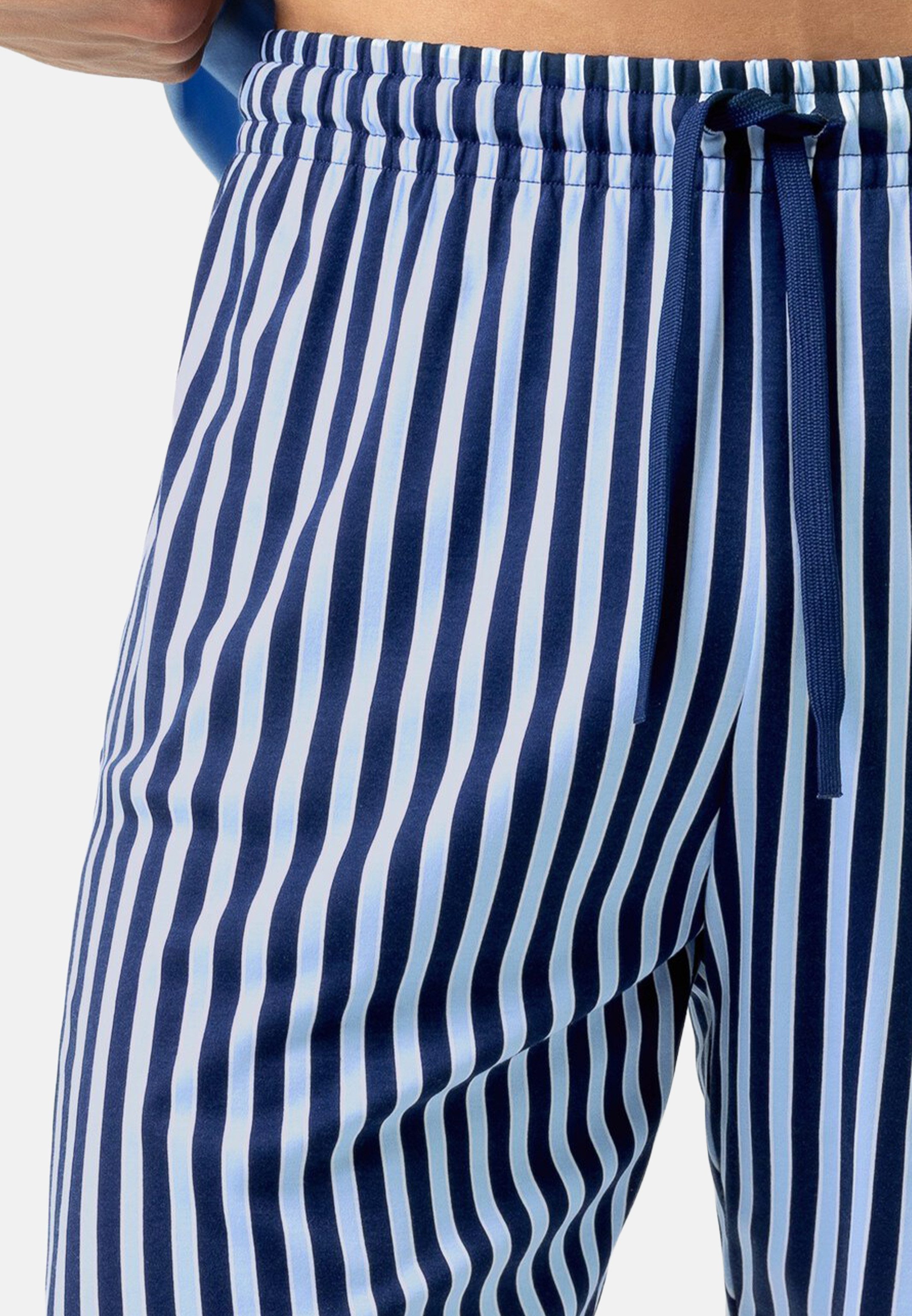 Mey Schlafhose Graphic Stripes (1-tlg) Schlafanzug Hose - Baumwolle - Atmungsaktiv