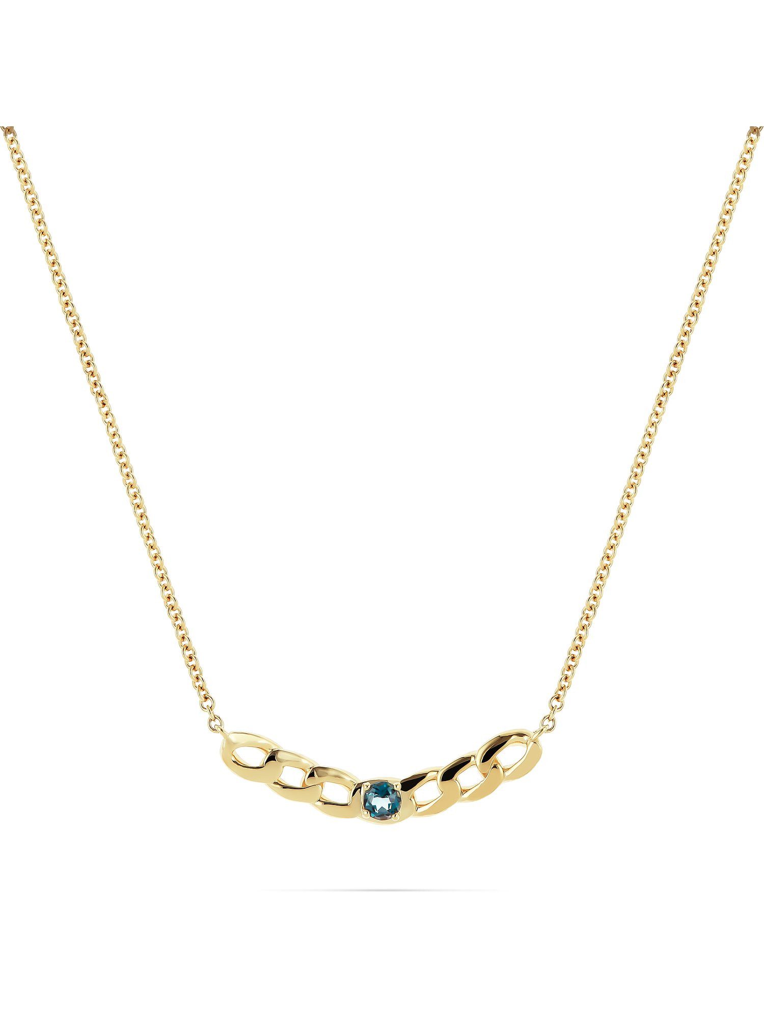 CHRIST Collier CHRIST Damen-Kette 585er Gelbgold 1 Topas günstig online kaufen