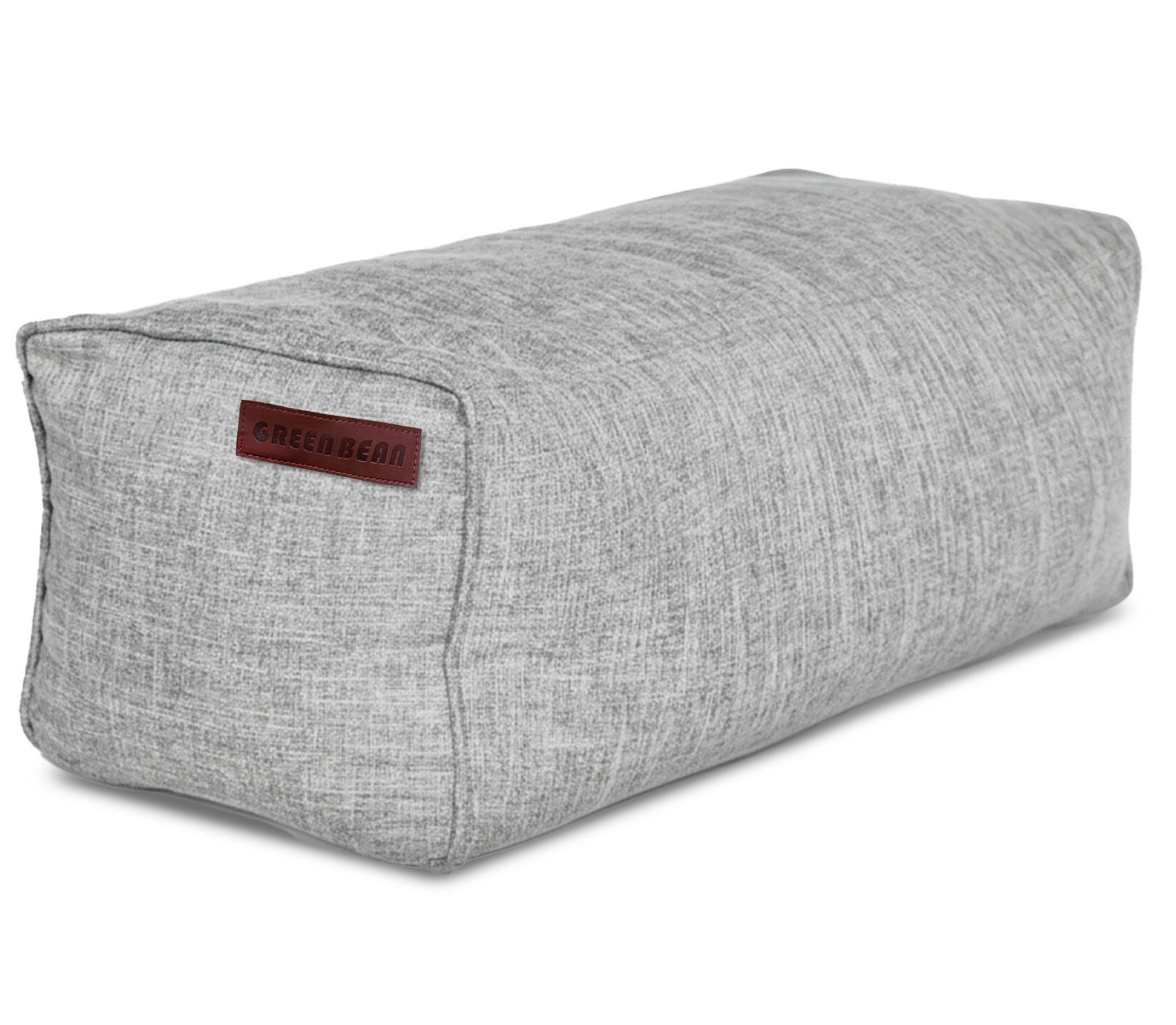 Green Bean Pouf Ottomane Linen (Indoor Sitzhocker Sitzkissen Fußhocker Relax-Sessel, Made in Germany), die ideale Ergänzung zum Sitzsack