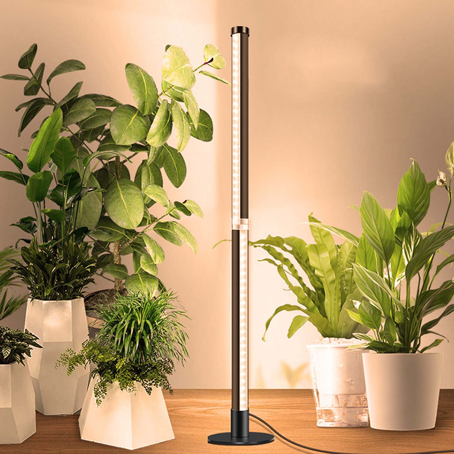 MUPOO Pflanzenlampe Grow Lampe Bodenpflanzen Wachstumslampen,Timer günstig online kaufen