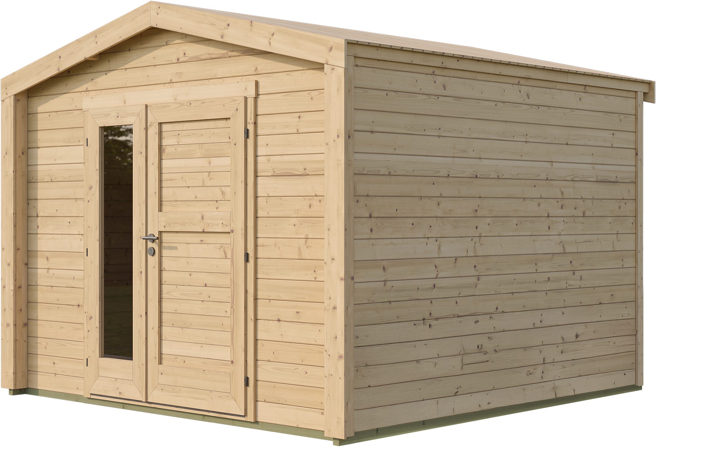 weka Gartenhaus Killarney, BxT: 311x313 cm, Doppeltür, 1 1/2 Fenster an Seite