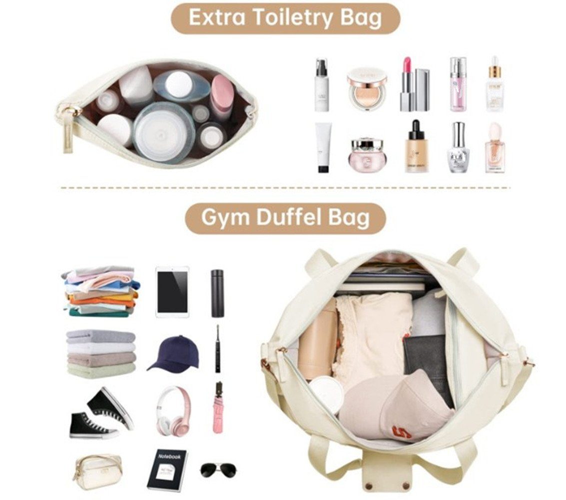 XDeer Sporttasche Sporttasche,Turnbeutel für Damen, Sport Reise Seesack mit günstig online kaufen