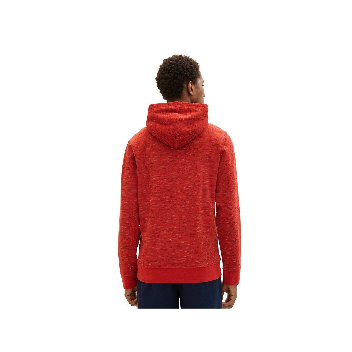 TOM TAILOR red velvet Sweatshirt (1-tlg) spac soft rot