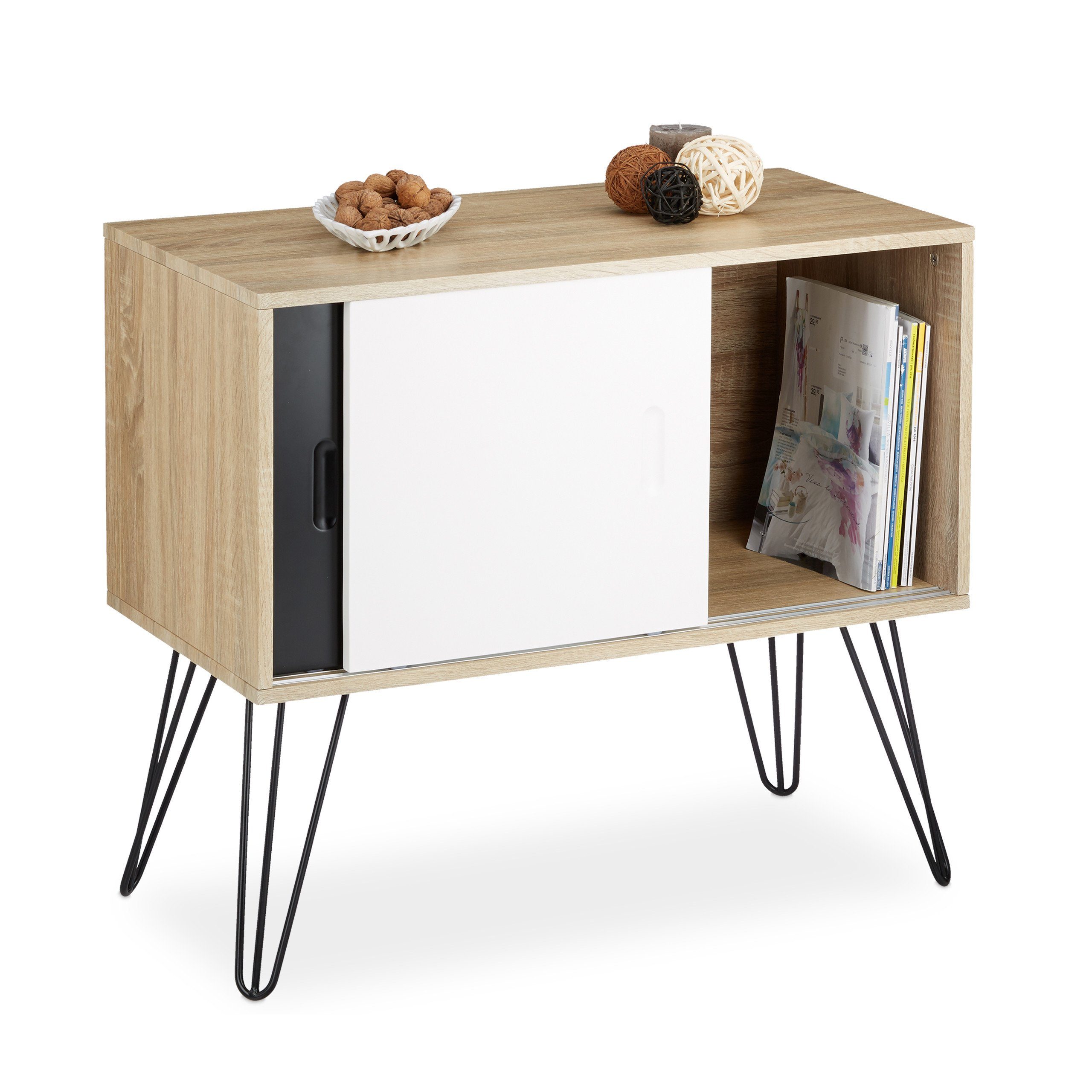 relaxdays Sideboard Sideboard Retro