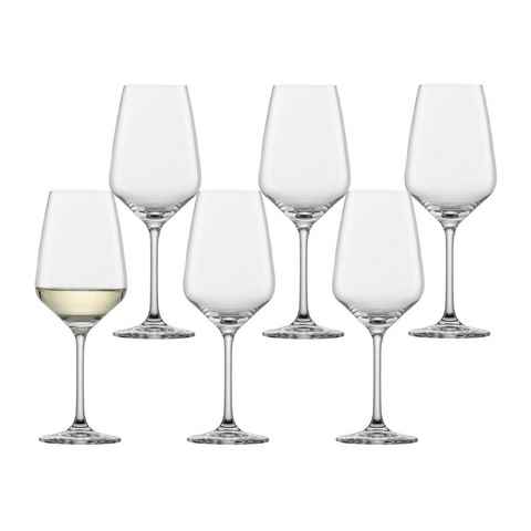 SCHOTT-ZWIESEL Weißweinglas Taste Weißweingläser 356 ml 6er Set, Glas