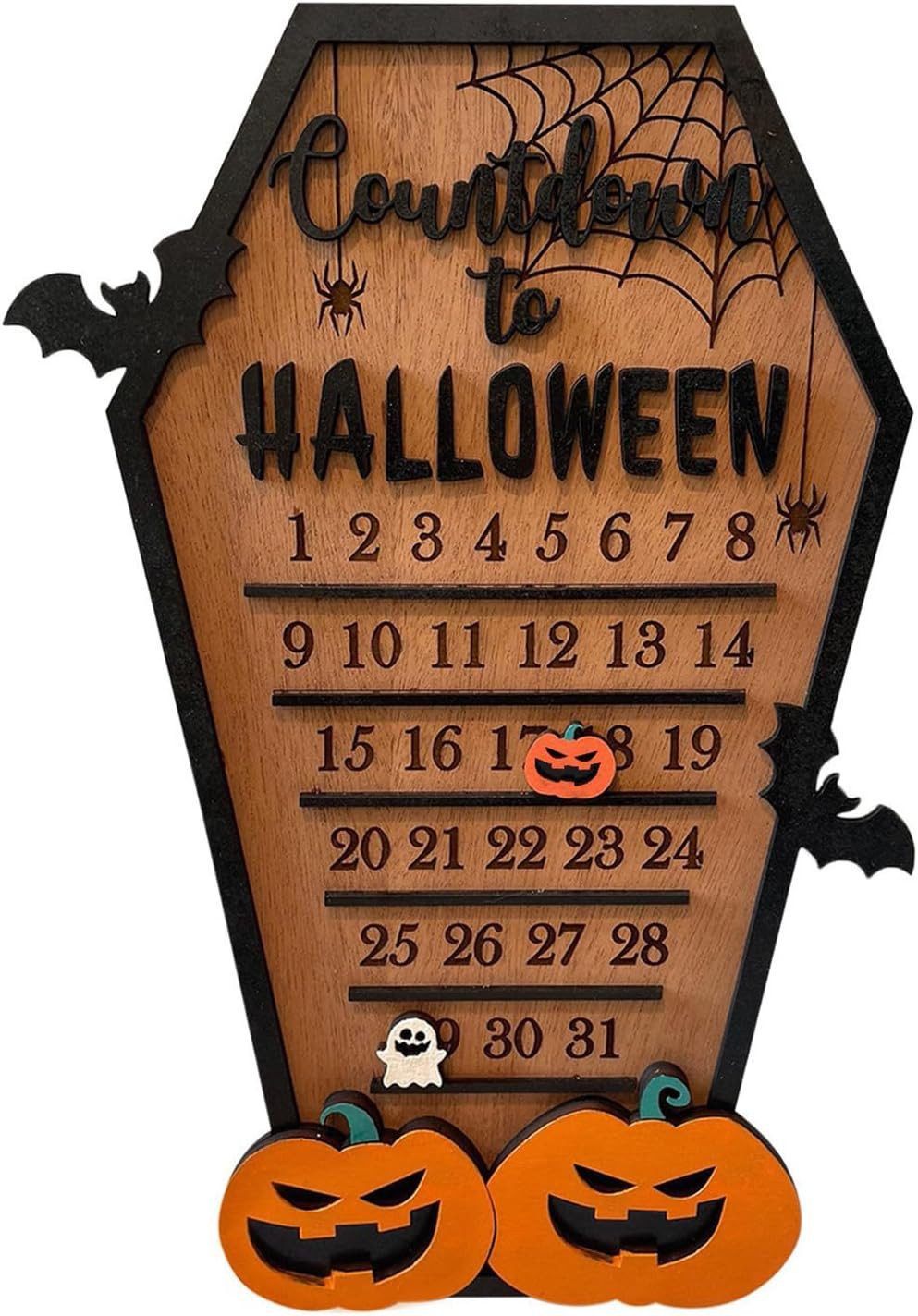 FELIXLEO Fensterdekoration Halloween Countdown Kalender, Adventskalender, Nightmare Before