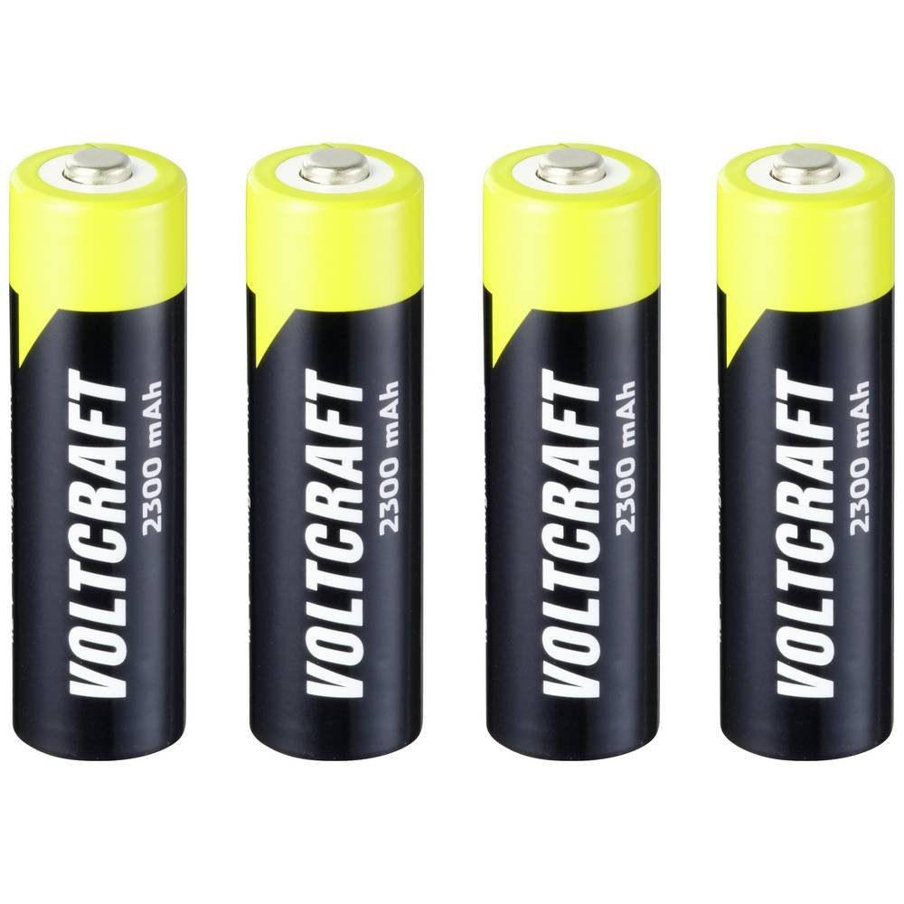 VOLTCRAFT NiMH Mignon-Akkus 2300 mAh, 4er Akku