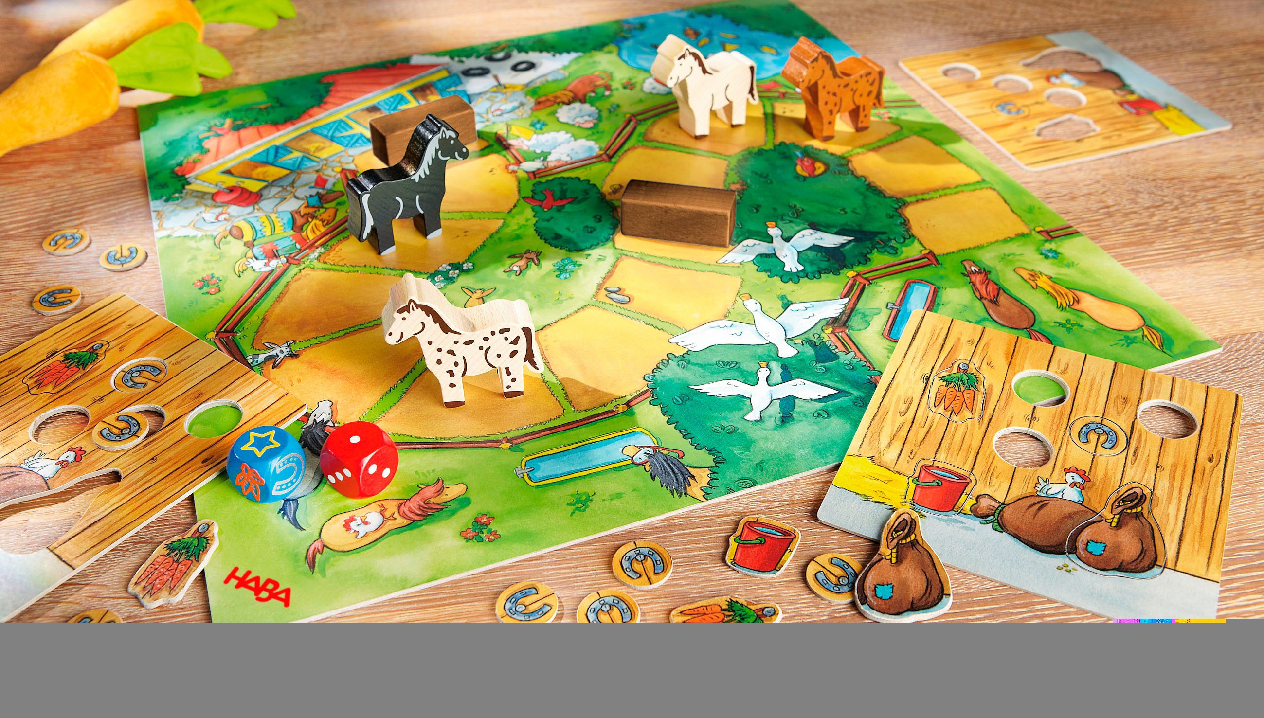 Haba Spiel Hoppe Reiter, Made in Germany