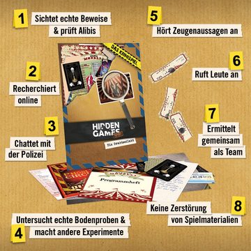 Hidden Games Tatort Spiel, Krimispiel Der 4. Fall - Ein Drahtseilakt, Made in Germany