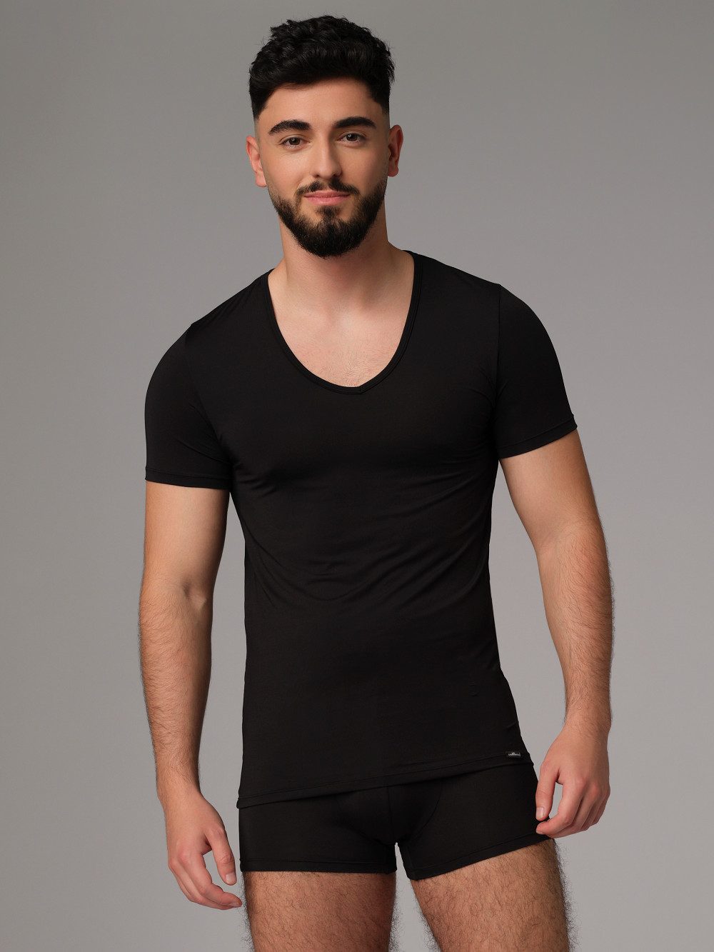Kurzarmshirt aus Micromodal